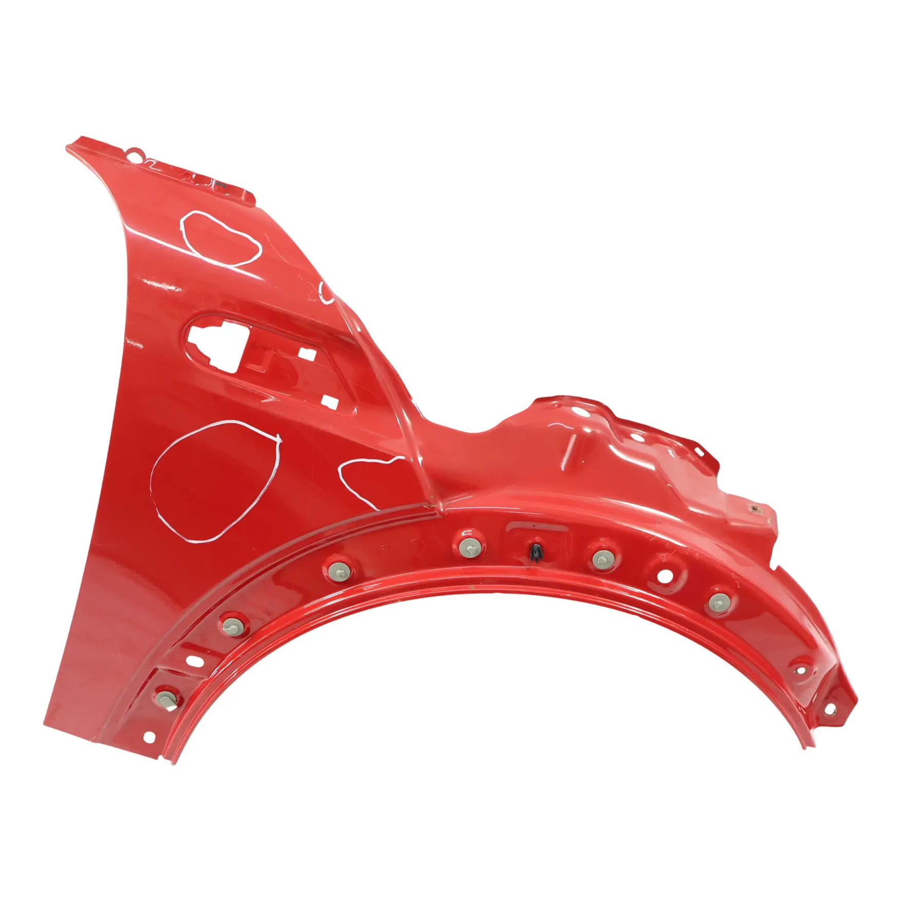 BMW Mini R55 R56 R57 R58 R59 Seitenwand Vorne Rechts Kotflügel Chili Red 851