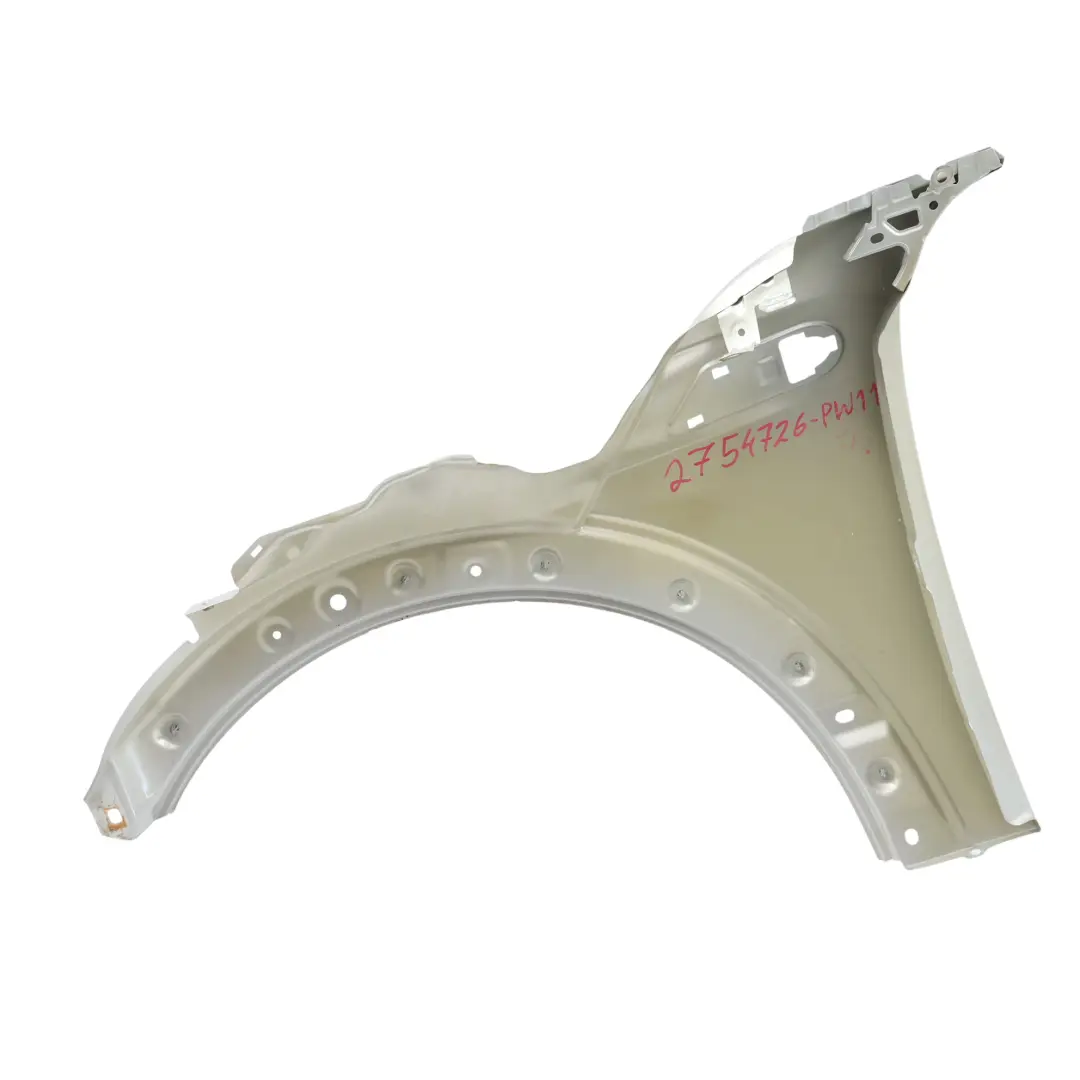 MINI R55 R56 R57 R58 Pannello laterale ala anteriore destra Argento puro - SKU 2754726-PS2 - Numero di parte 2754726