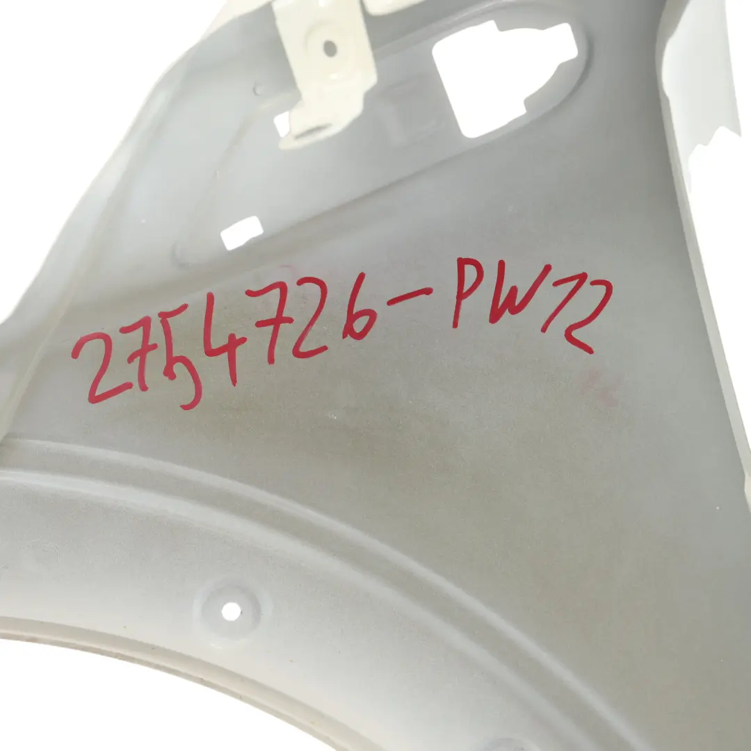 Side Wing Fender Panel Front Right O/S Pepper White - 850 to Mini R55 R56 R57 with Part number 2754726 Mini R55 R56 R57 Side Wing Fender Panel Front Right O/S Pepper White - 850 - SKU 2754726-PW12 - Part number 2754726