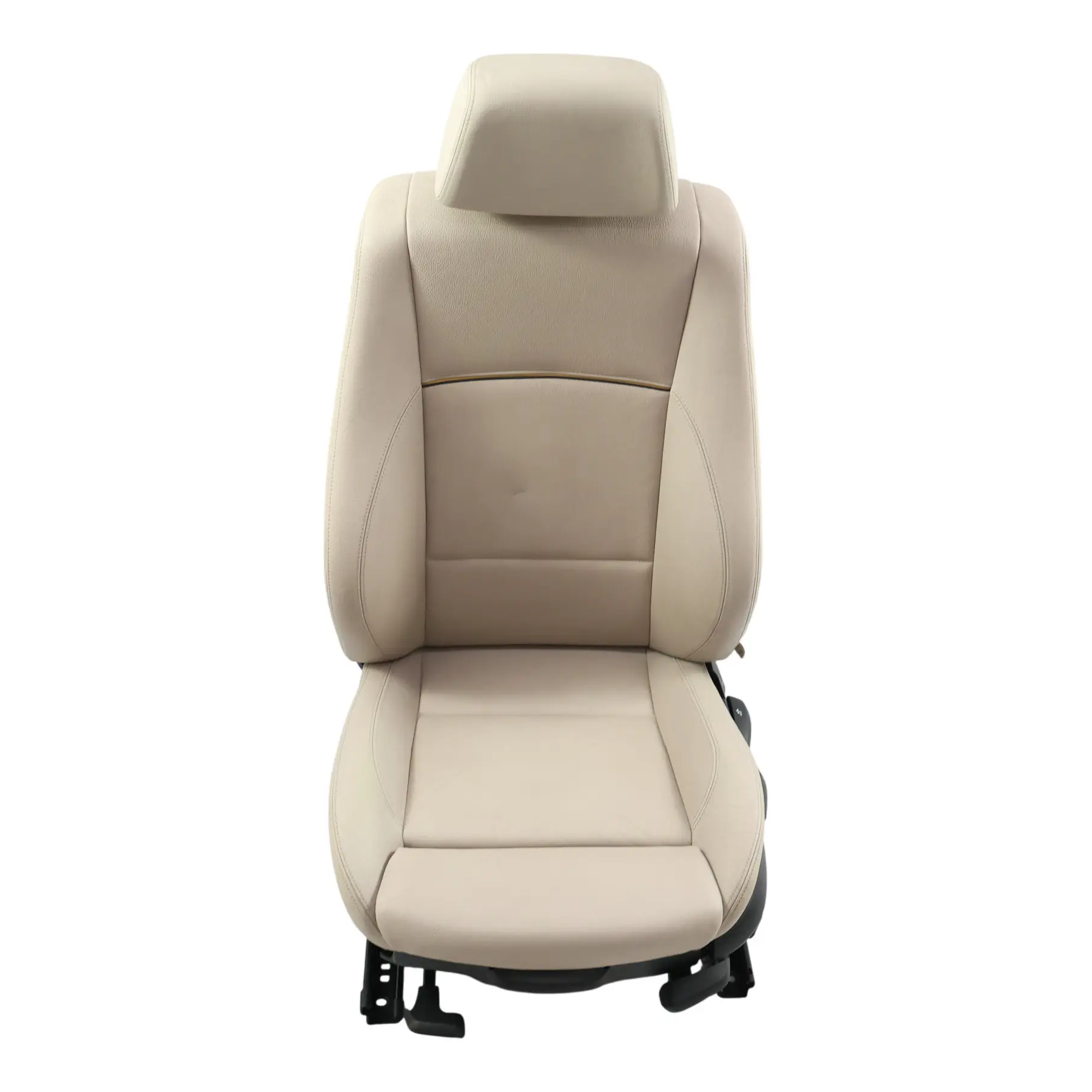 BMW X1 E84 Fotel Przedni Lewy Sport Skóra Nevada Oyster Czarno/Żółte