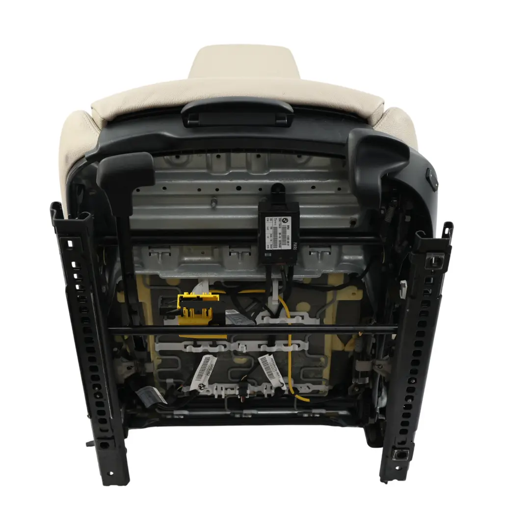 BMW X1 E84 Fotel Przedni Lewy Sport Skóra Nevada Oyster Czarno/Żółte - SKU 2992783-3 - Numer Części 2992783
