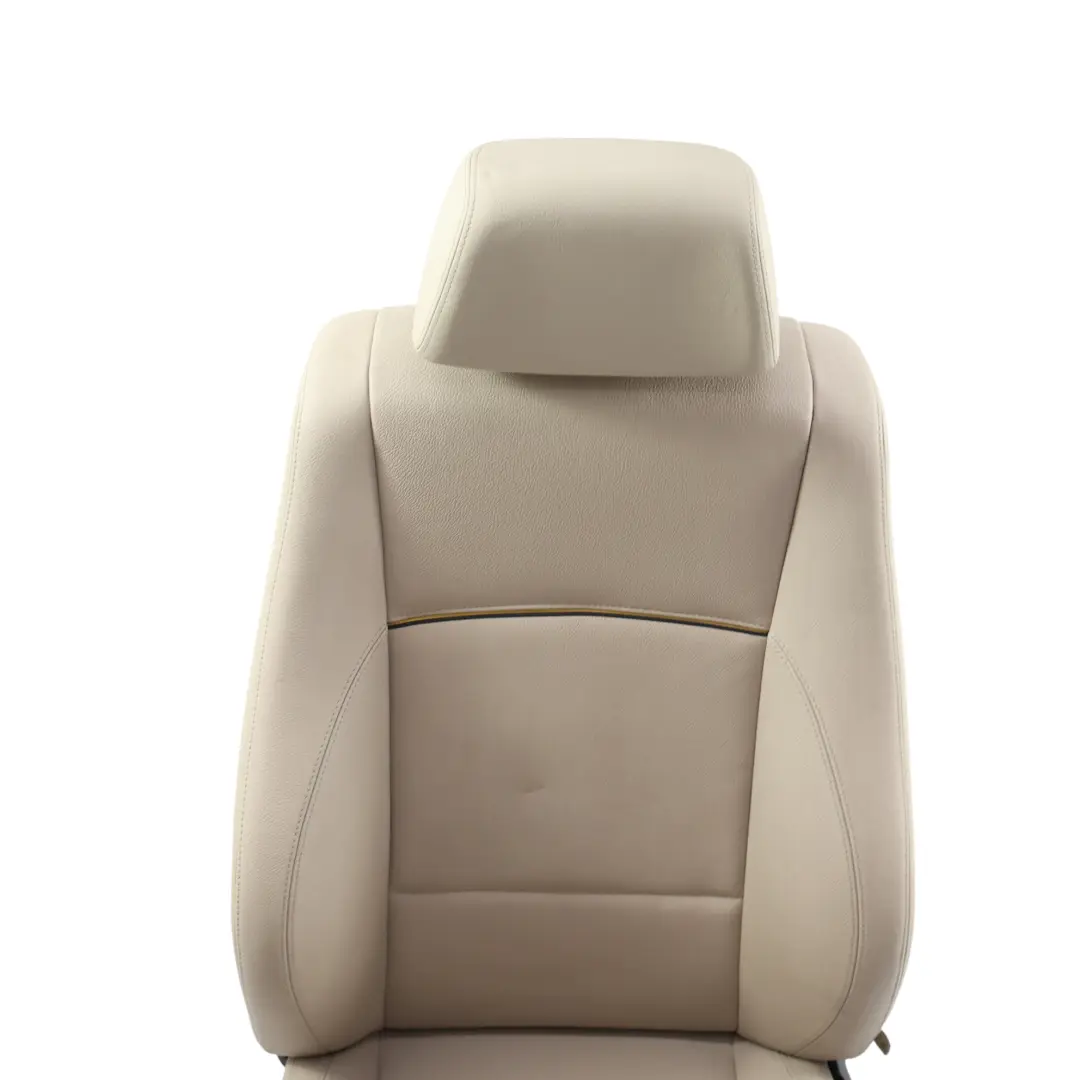 BMW X1 E84 Fotel Przedni Lewy Sport Skóra Nevada Oyster Czarno/Żółte - SKU 2992783-3 - Numer Części 2992783