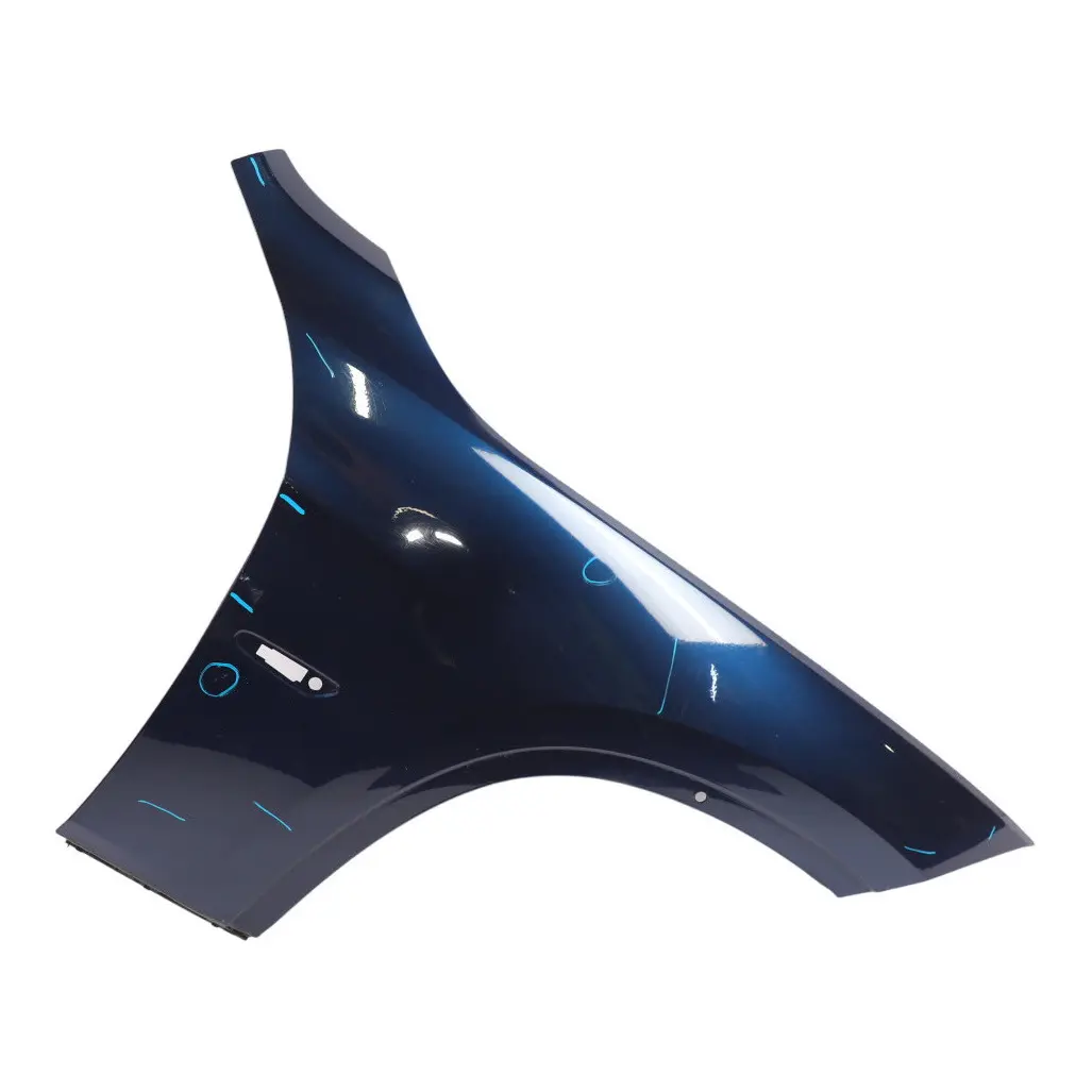 BMW X1 E84 Front Right O/S Side Panel Fender Wing Tiefseeblau Metallic - A76