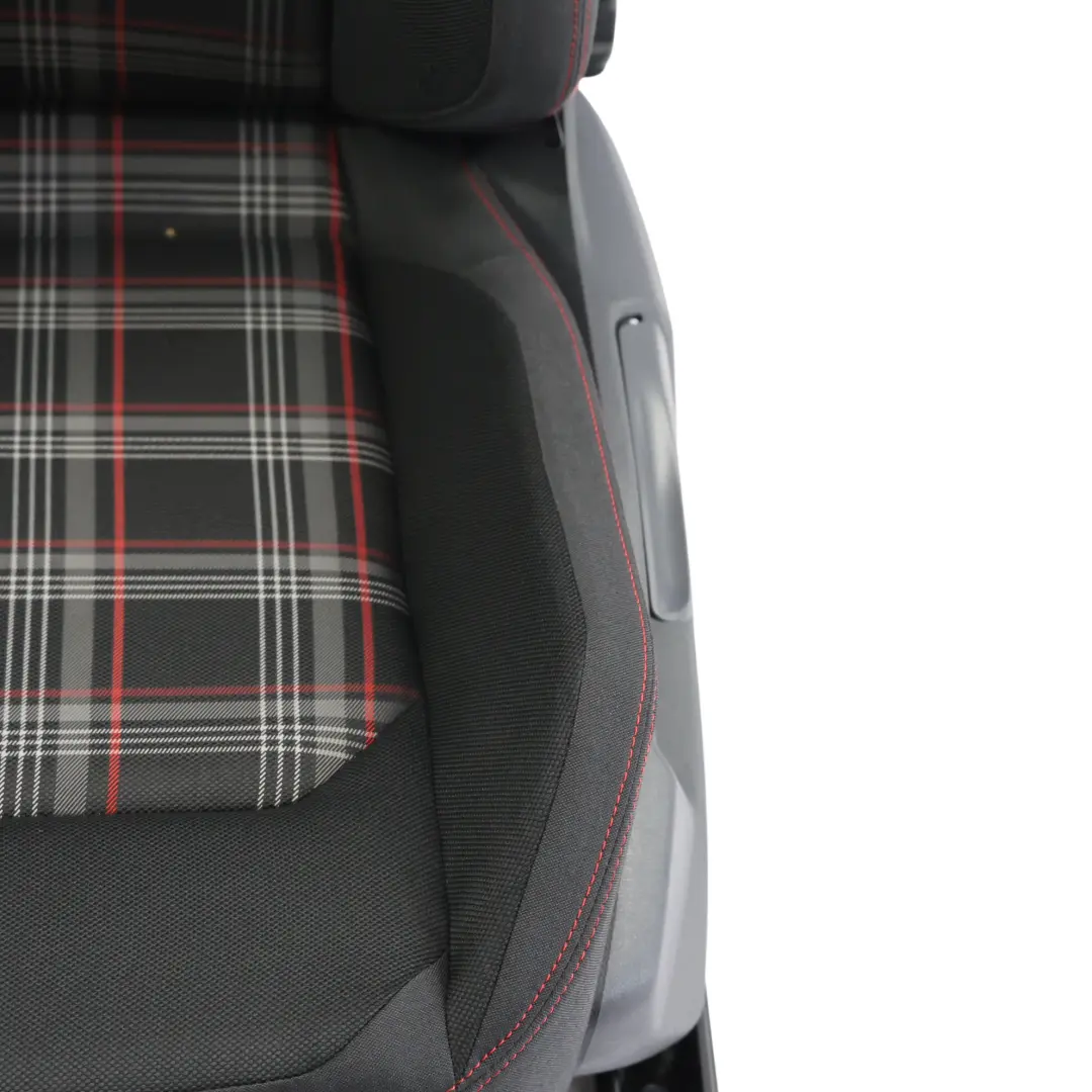 Mk5 GTI Front Seat Heated Cloth Tartan Black Red Left N/S to Volkswagen Polo with Part number 2G4881805FC Volkswagen Polo Mk5 GTI Front Seat Heated Cloth Tartan Black Red Left N/S - SKU 2G4881805FC-1 - Part number 2G4881805FC