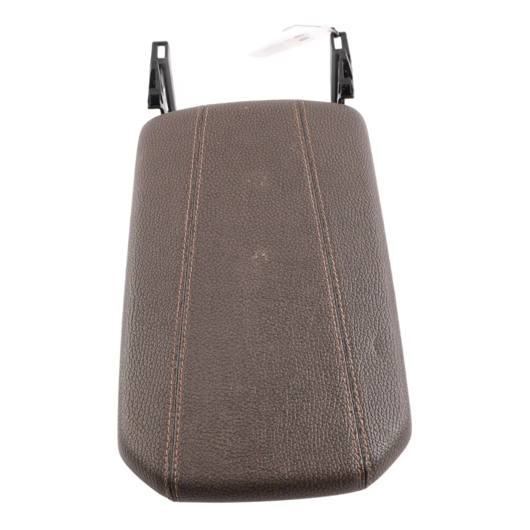 VW Amarok NF Armrest Arm Rest Console Storage Trim Brown Leather 2HJ864207L