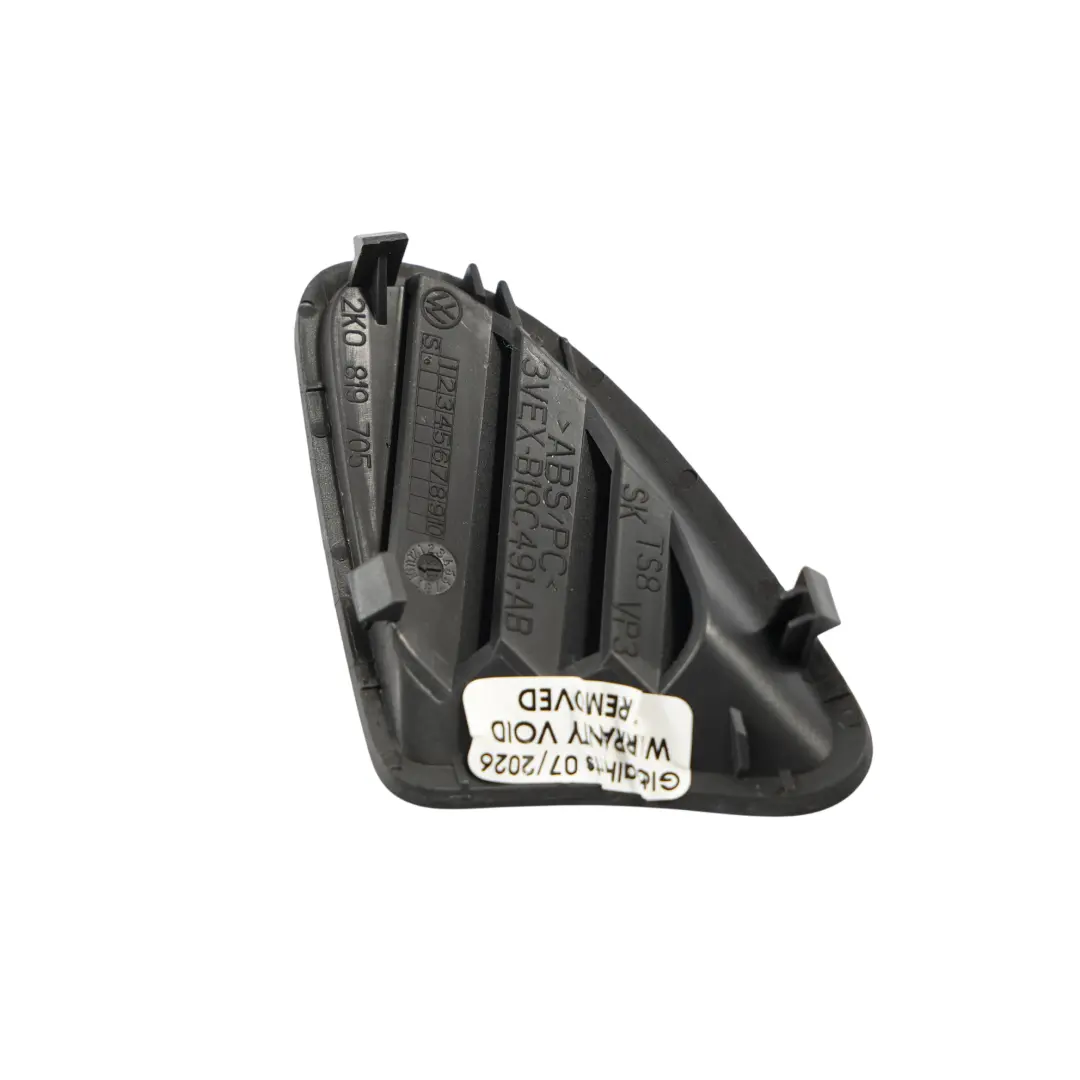 2K Dashboard Air Vent Trim Cover Panel Left N/S to Volkswagen Caddy with Part number 2K0819705 Volkswagen Caddy 2K Dashboard Air Vent Trim Cover Panel Left N/S - SKU 2K0819705 - Part number 2K0819705
