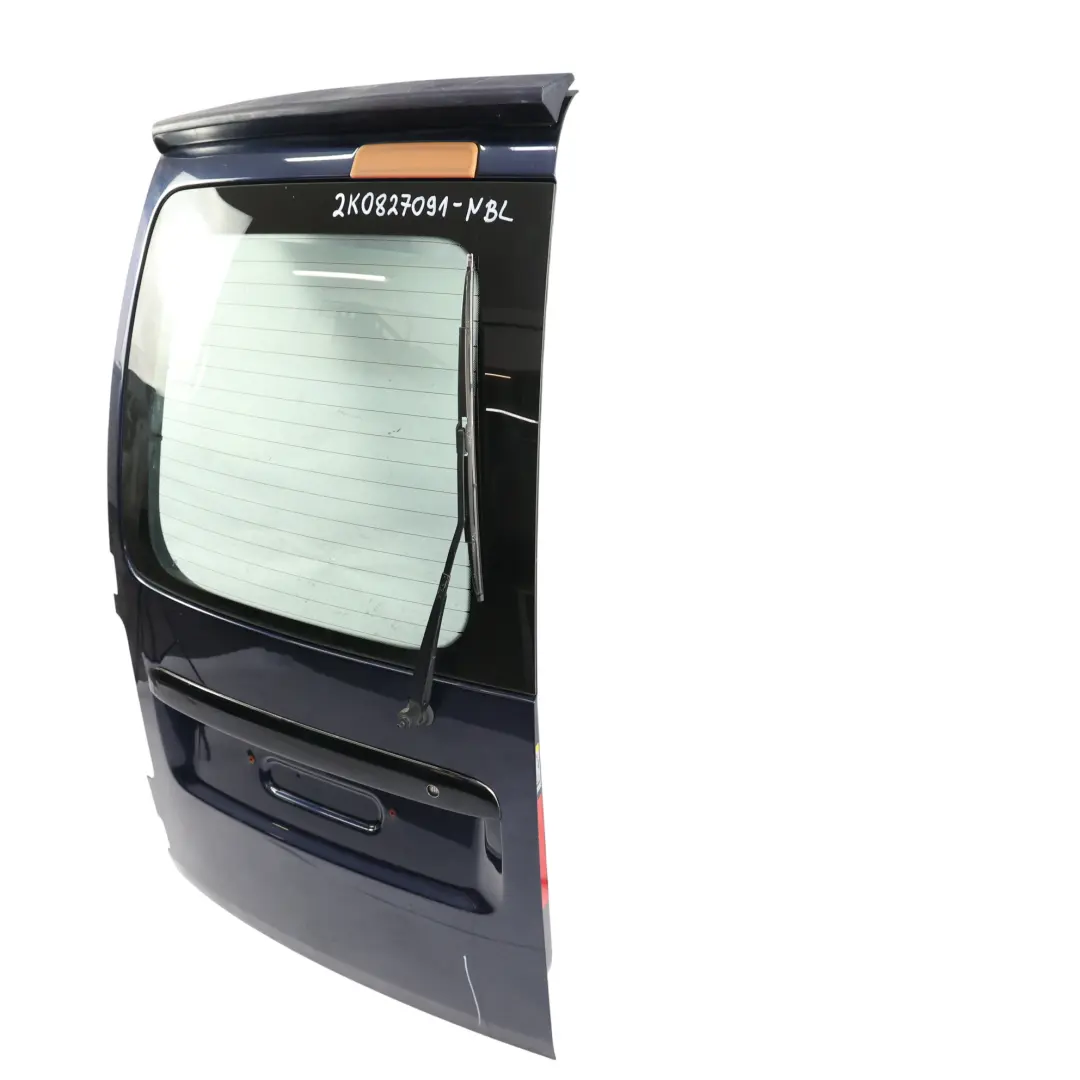 Volkswagen VW Caddy 2K Rear Door Left N/S Boot Tailgate Door Night Blue - H5X - SKU 2K0827091J-NBL - Part number 2K0827091J