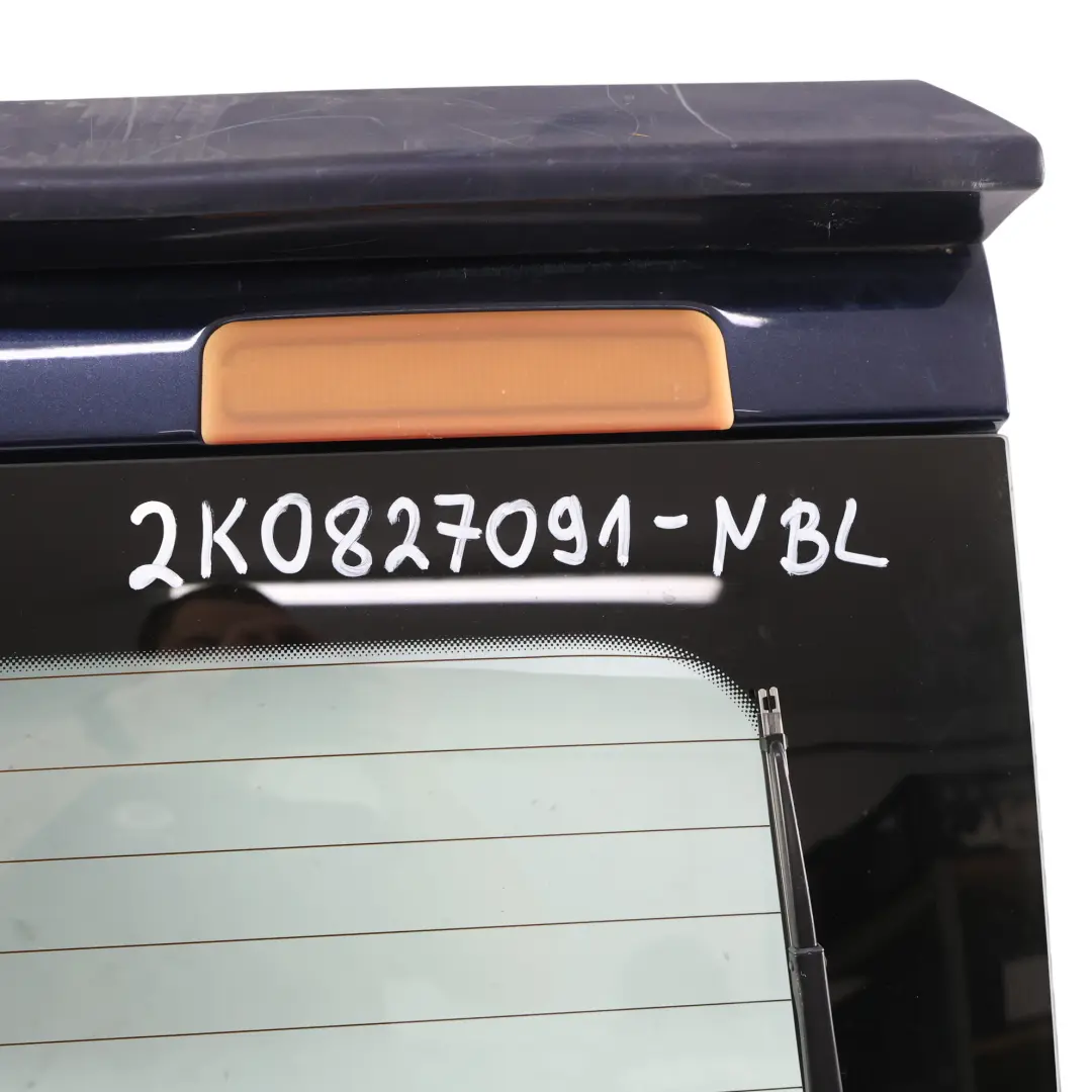 Volkswagen VW Caddy 2K Rear Door Left N/S Boot Tailgate Door Night Blue - H5X - SKU 2K0827091J-NBL - Part number 2K0827091J