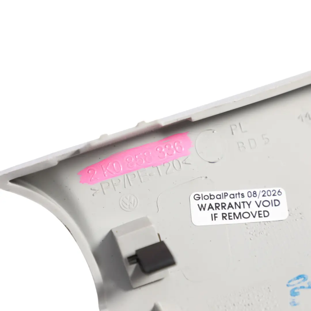 Volkswagen Caddy Mk3 A Pillar Moulding Trim Panel Right O/S - SKU 2K0858336 - Part number 2K0858336