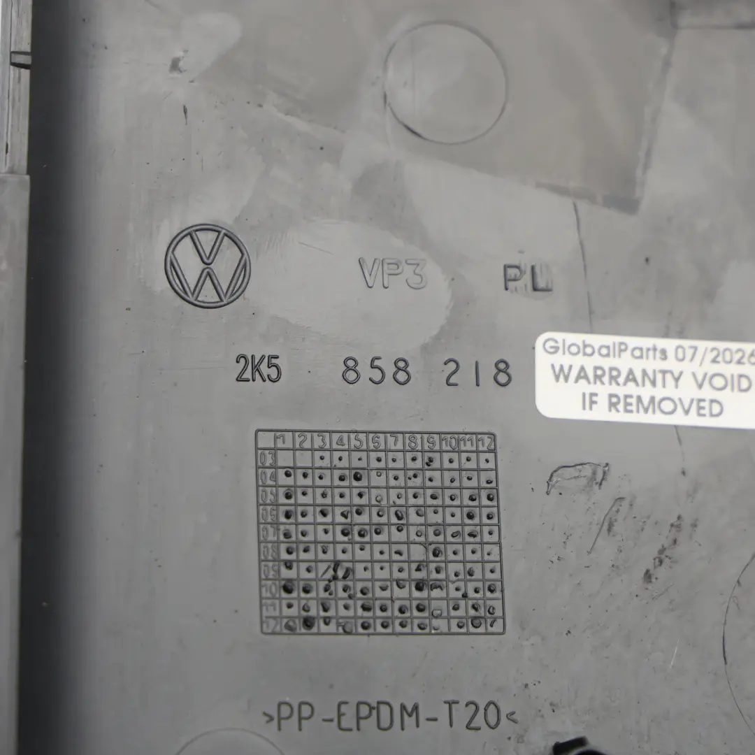 Volkswagen Caddy Mk3 Osłona Deski Rozdzielczej Przedni Prawy - SKU 2K5858218 - Numer Części 2K5858218