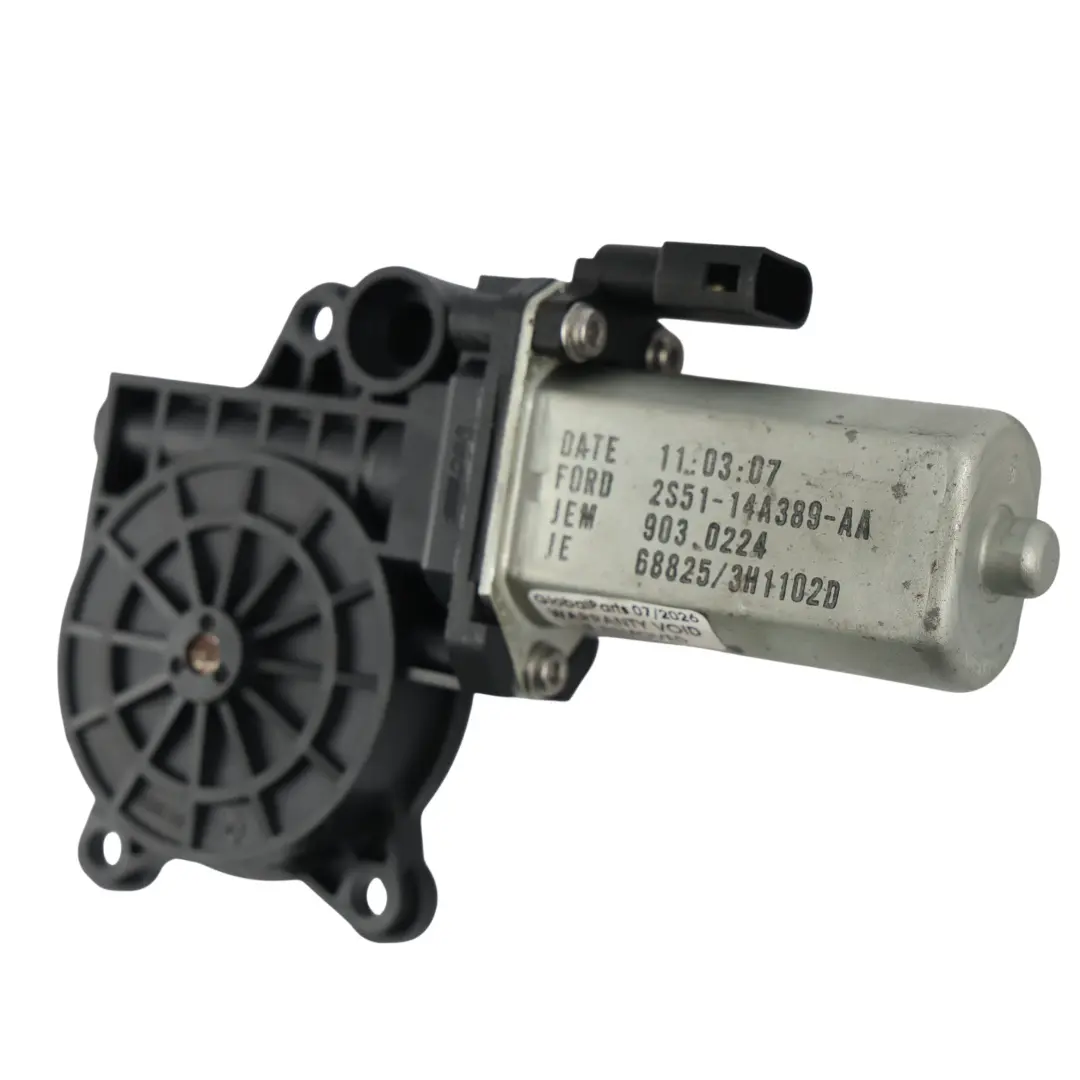 Ford Fiesta MK6 3P Moteur Lève-Vitre Électrique Avant Gauche - SKU 2S51-14A389-AA - Numéro de pièce 2S51-14A389-AA