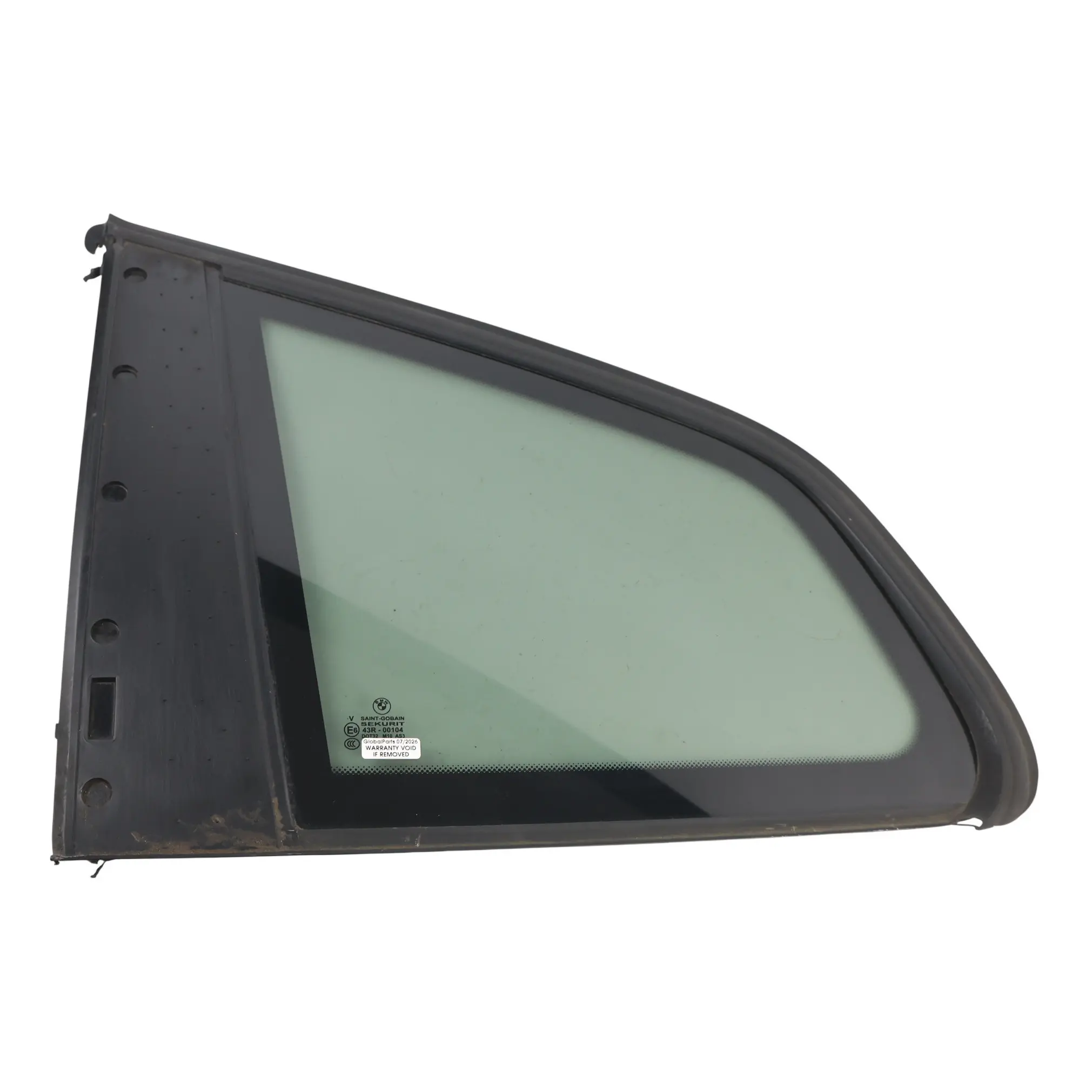 BMW X3 E83 Zierleiste Seitenscheibe Hinten Links Glanzschwarz AS3 3413917