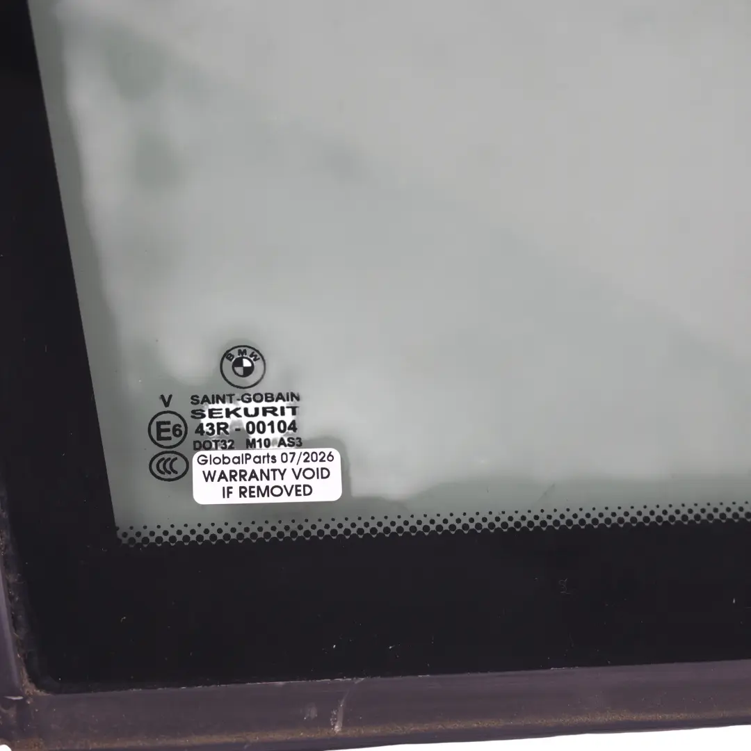 BMW X3 E83 Trim Side Glass Window Rear Left N/S Glanzschwarz AS3 - SKU 3413917-1 - Part number 3413917