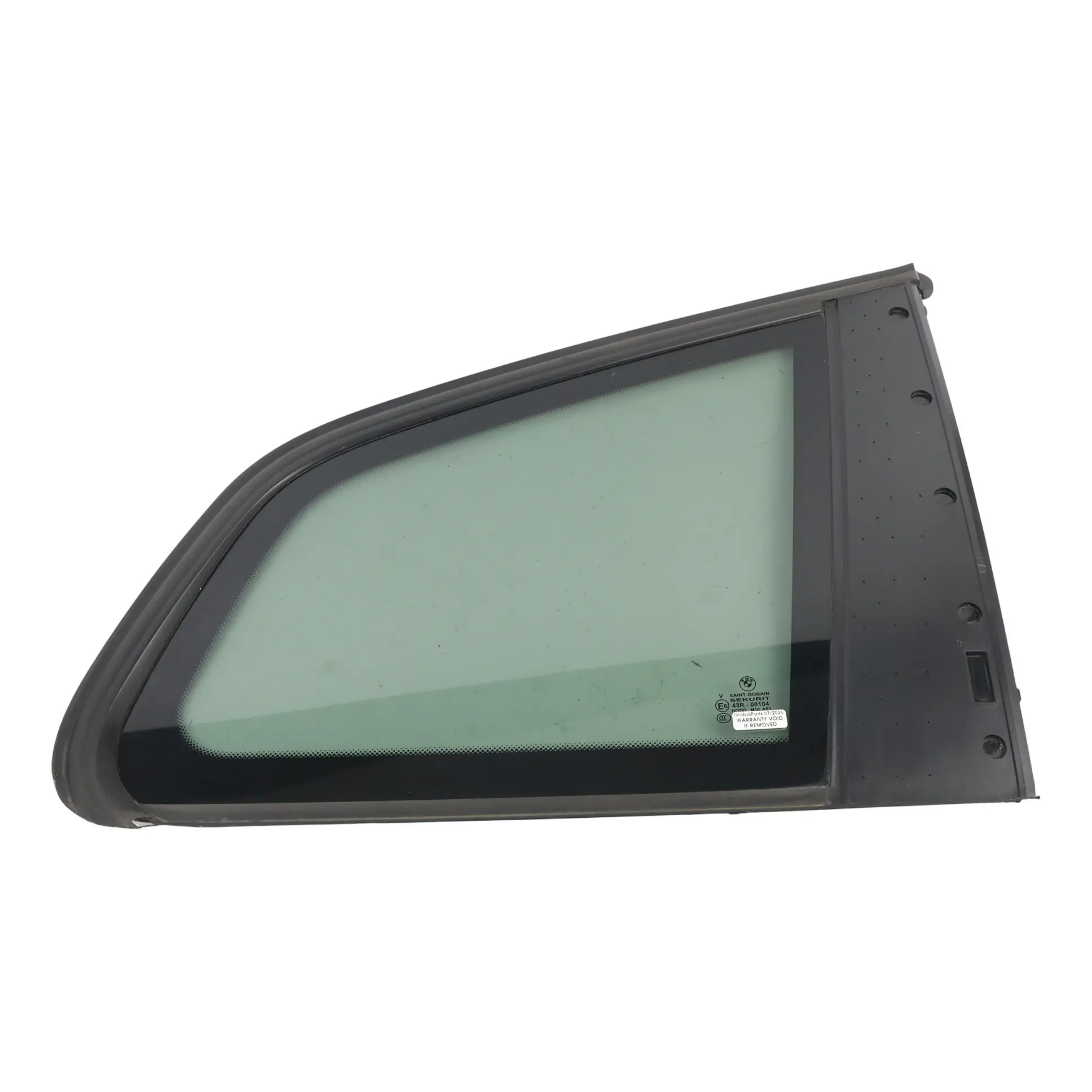 BMW X3 E83 Trim Side Glass Window Rear Right O/S Glanzschwarz AS3 3413918