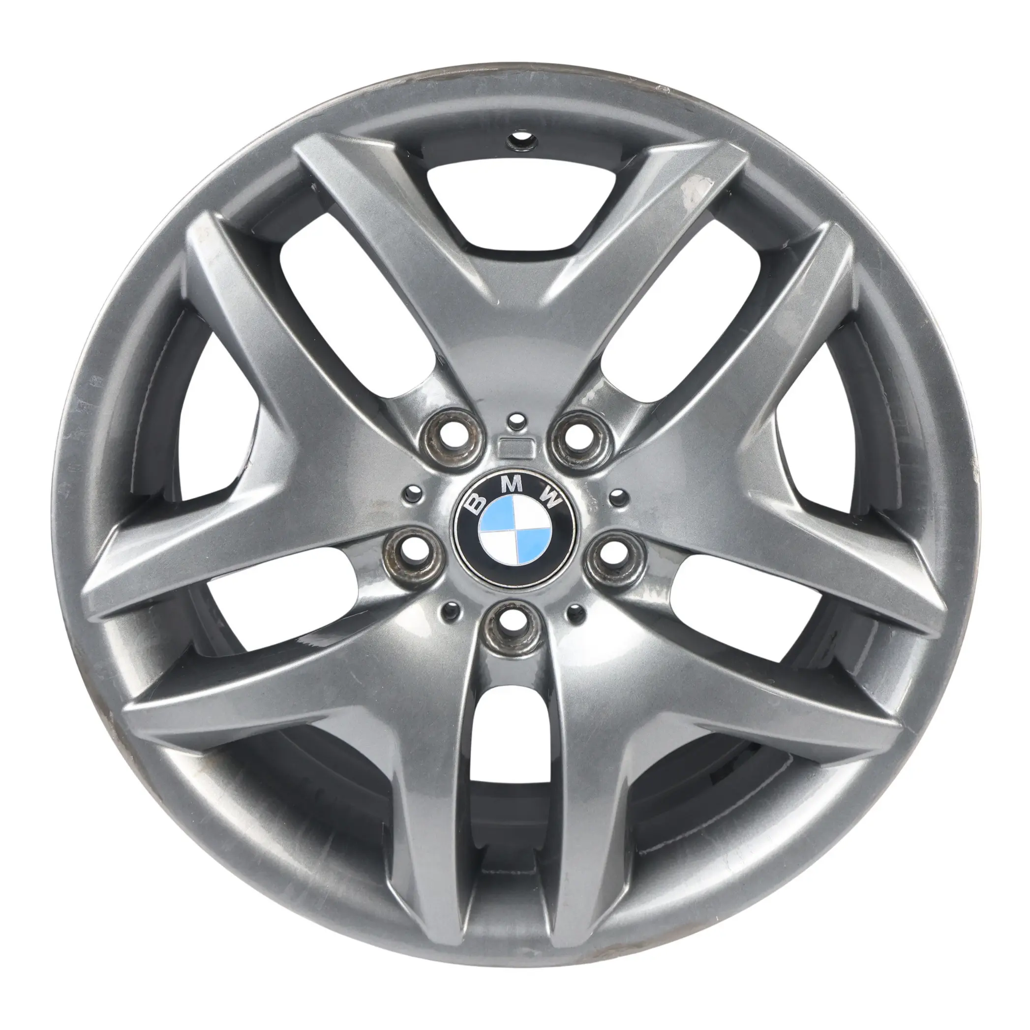 BMW X3 E83 Front Black Alloy Wheel Rim 18" M Double Spoke 192 8J ET:44 3415614