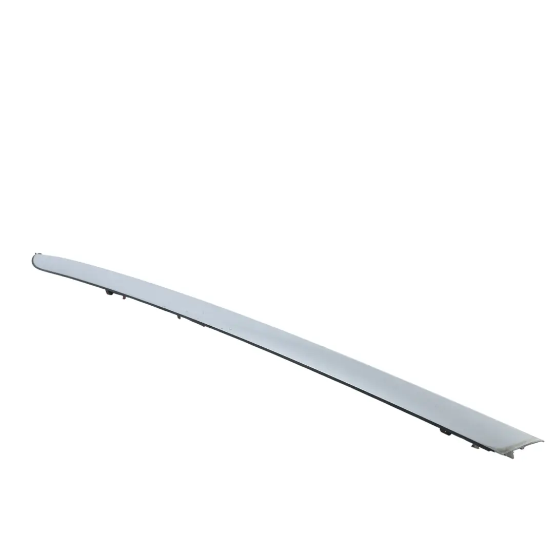 Front Right O/S Windscreen Drip Moulding Trim Titansilber Silver 354 to BMW X3 E83 with Part number 3420830 BMW X3 E83 Front Right O/S Windscreen Drip Moulding Trim Titansilber Silver 354 - SKU 3420830-TS - Part number 3420830