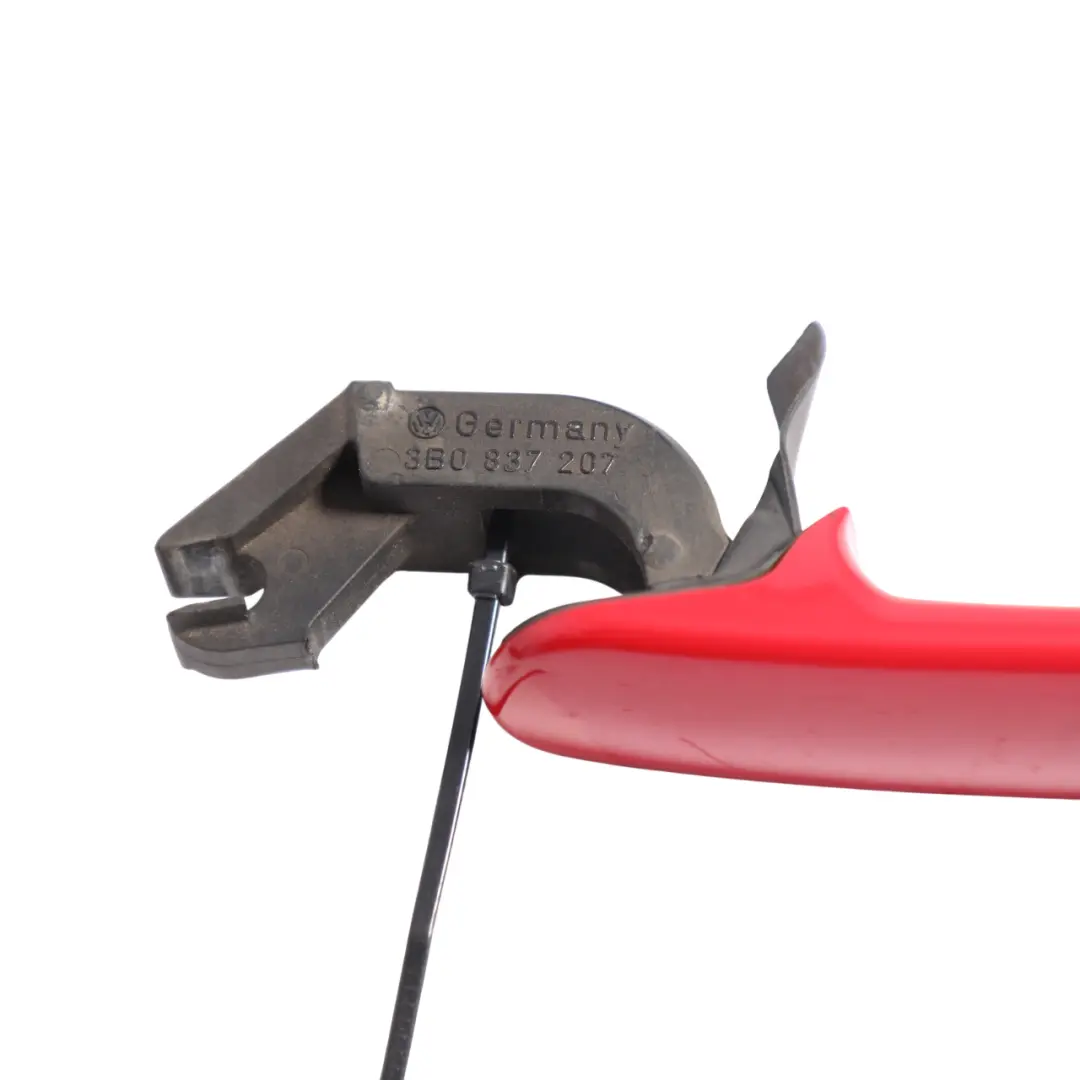 Volkswagen Golf 1K Door Handle Grab Front Right O/S Tornado Red - LY3D - SKU 3B0837207-TRE - Part number 3B0837207