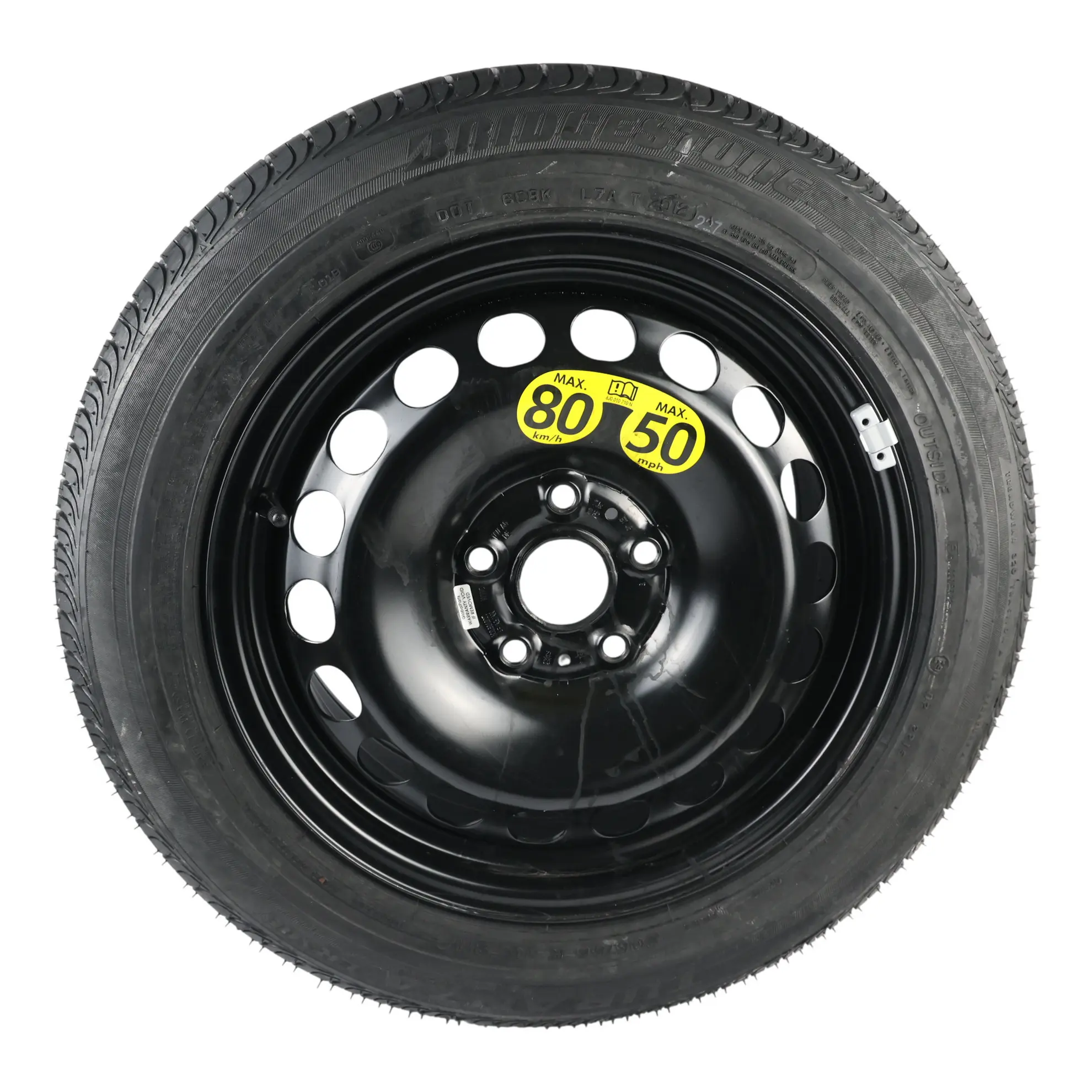 Volkswagen Seat Exeo Passat Reserverad Stahl 16" Bridgestone Reifen 3C0601027AF