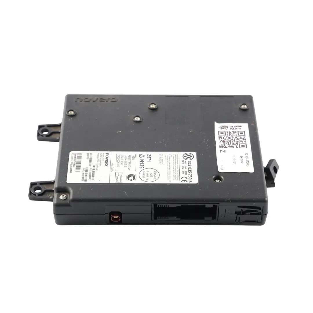 Skoda Octavia Super Mk2 VW Eos Golf Mk7 Bluetooth Control Module ECU - SKU 3C8035730B - Part number 3C8035730B
