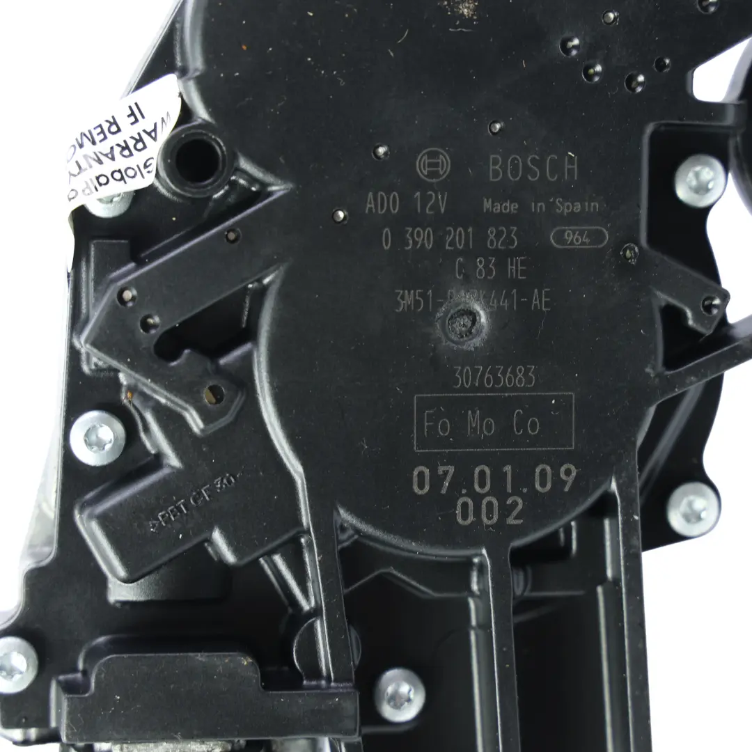 Ford Focus MK2 Motor Limpiaparabrisas Trasero Portón - SKU 3M51-R17K441-AE - Número de pieza 3M51-R17K441-AE