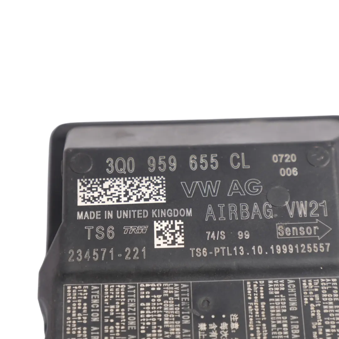 VW Volkswagen Crafter TR Air Module Control Unit ECU Module Sensor - SKU 3Q0959655CL - Part number 3Q0959655CL