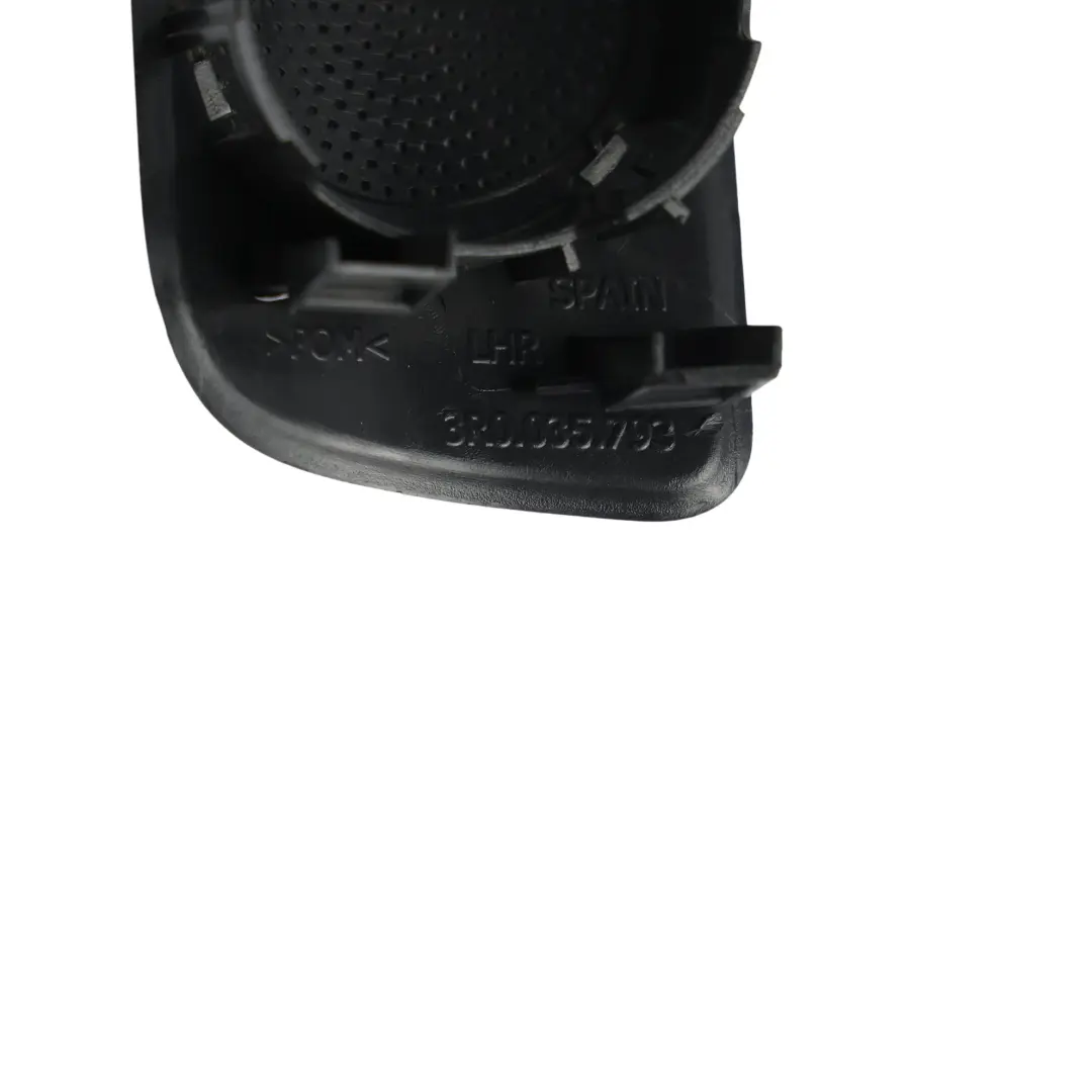 3R Rear Door Tweeter Speaker Cover Trim Left N/S Black to Seat Exeo with Part number 3R0035793 Seat Exeo 3R Rear Door Tweeter Speaker Cover Trim Left N/S Black - SKU 3R0035793 - Part number 3R0035793