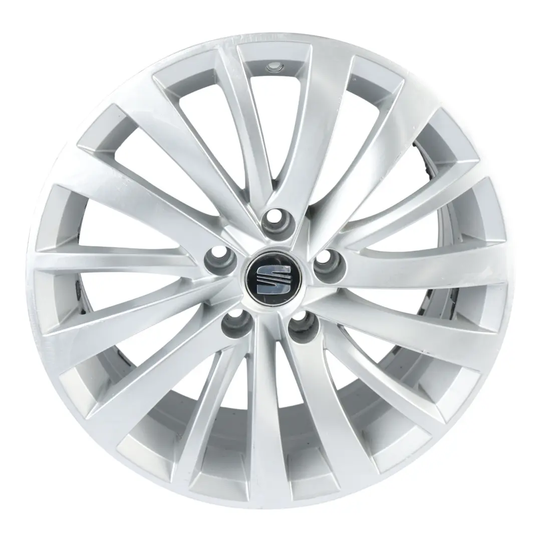 Seat Exeo 3R Silver Alloy Wheel Rim 17" 7.5J ET:42 - SKU 3R0601025E-2 - Part number 3R0601025E