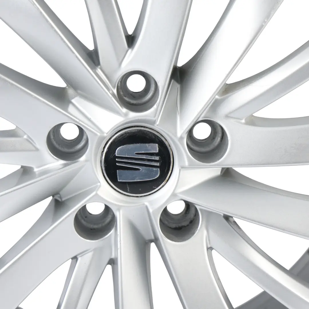 Seat Exeo 3R Silver Alloy Wheel Rim 17" 7.5J ET:42 - SKU 3R0601025E-2 - Part number 3R0601025E