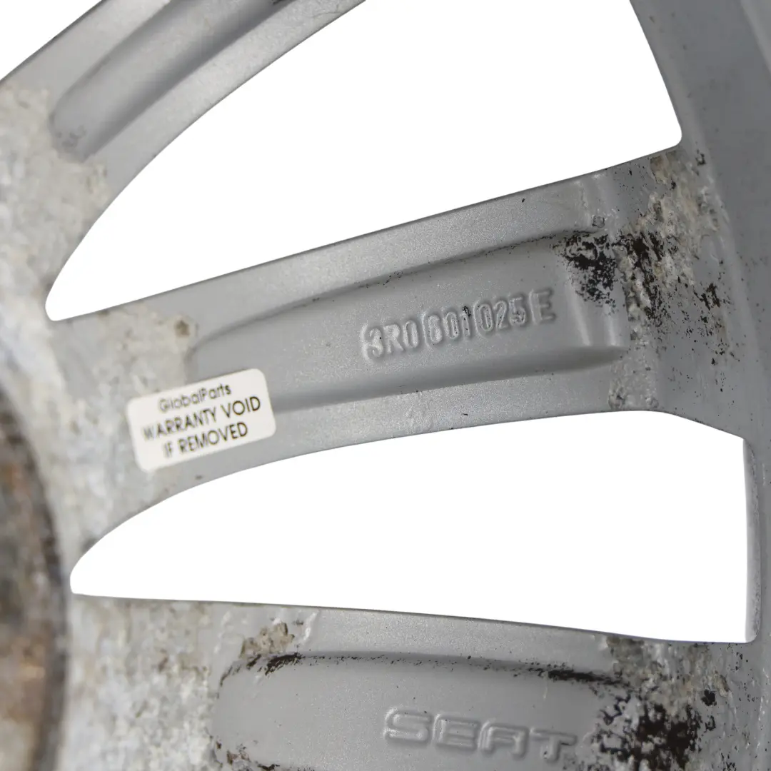 Seat Exeo 3R Silver Alloy Wheel Rim 17" 7.5J ET:42 - SKU 3R0601025E-4 - Part number 3R0601025E