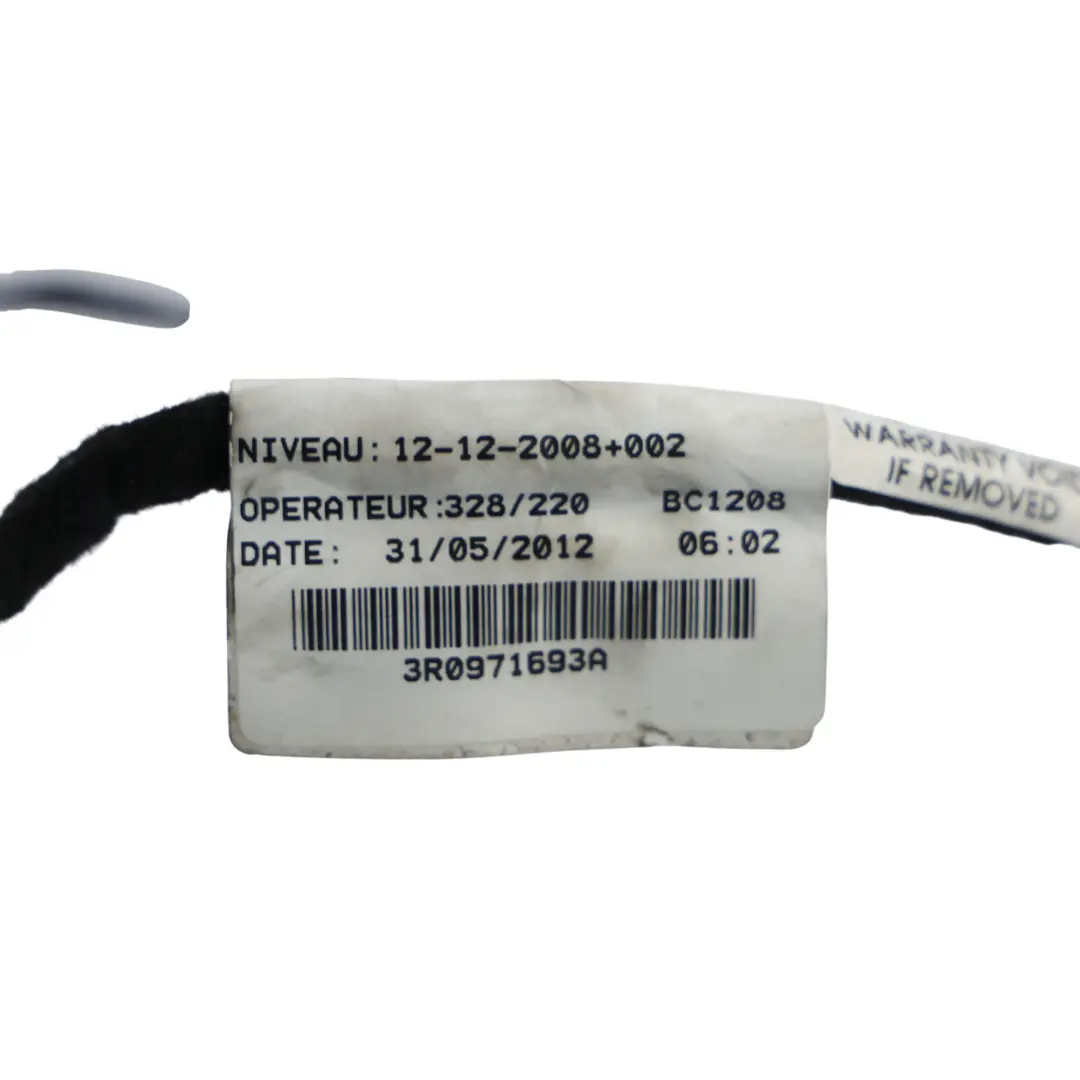 Seat Exeo 3R Kabelbaum Tür Hinten Links Rechts - SKU 3R0971693A - Teilenummer 3R0971693A