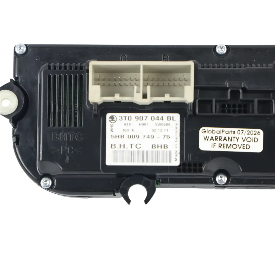 Mk2 Yeti Heater Climate Control Panel A/C to Skoda Octavia Superb with Part number 3T0907044BL Skoda Octavia Superb Mk2 Yeti Heater Climate Control Panel A/C - SKU 3T0907044BL - Part number 3T0907044BL