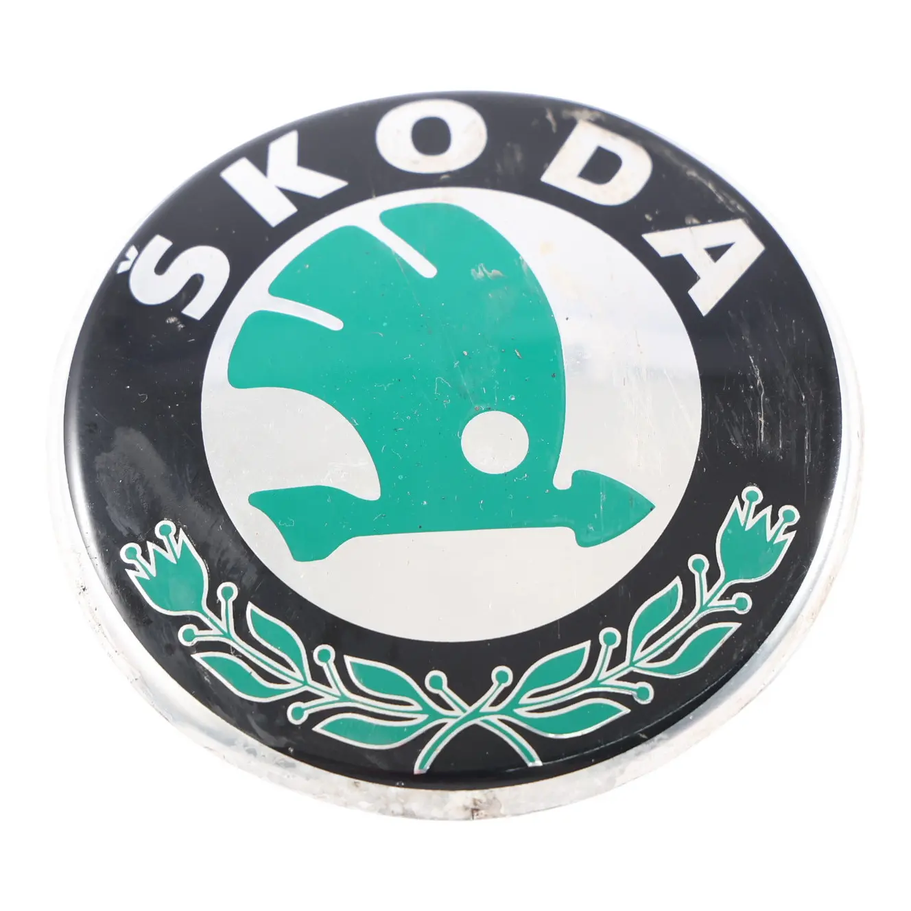 Skoda Yeti 5L Emblem Abzeichen Logo Vorne 3U0853621B