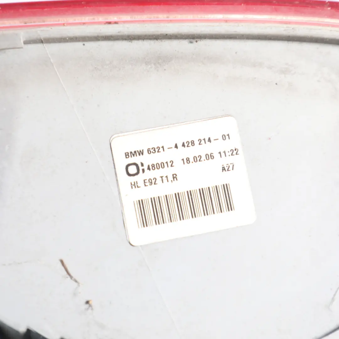BMW E92 Coupé Rear Light Lamp In The Side Panel Right O/S Side - SKU 4428214 - Part number 4428214