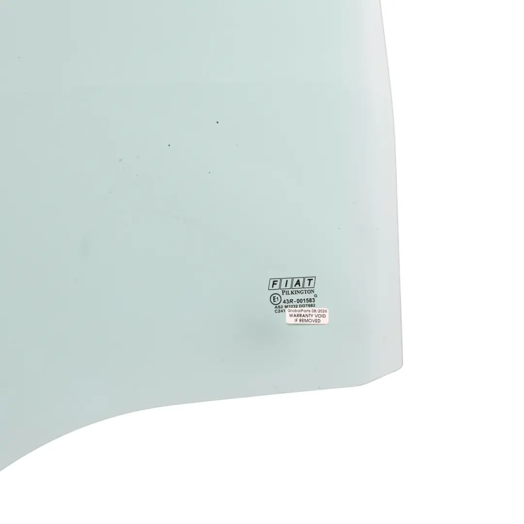 Mk2 Rear Door Window Glass Left N/S AS2 to Fiat Panda with Part number 46803699 Fiat Panda Mk2 Rear Door Window Glass Left N/S AS2 - SKU 46803699 - Part number 46803699