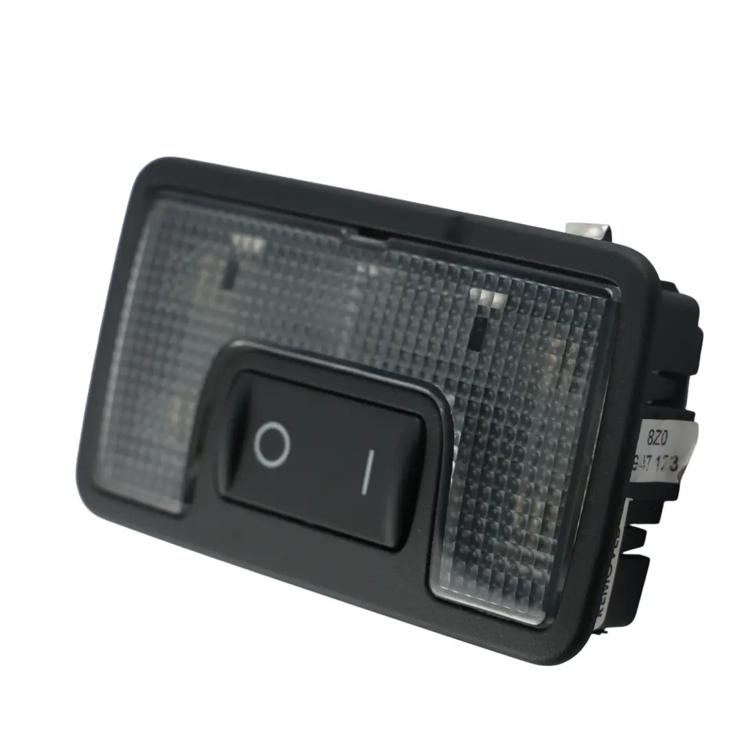 Audi A4 B7 Roof Light Rear Courtesy Lamp Interior Lighting Panel Black - SKU 4B9947123-1 - Part number 4B9947123