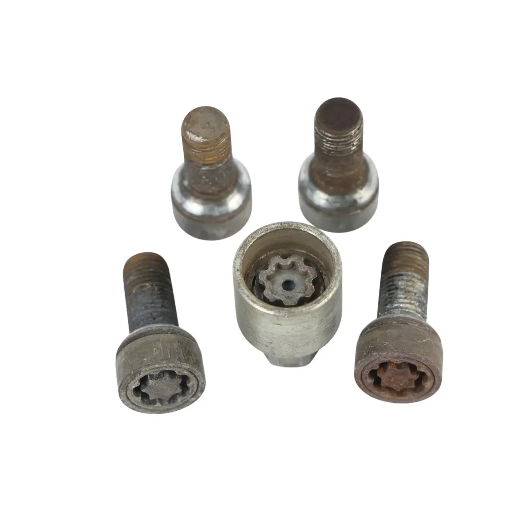 Kit Tuercas Seguridad Antirrobo Rueda para Audi A3 8P TT 8J A4 B8 con número de pieza 4F0071455 Audi A3 8P TT 8J A4 B8 Kit Tuercas Seguridad Antirrobo Rueda - SKU 4F0071455-1 - Número de pieza 4F0071455