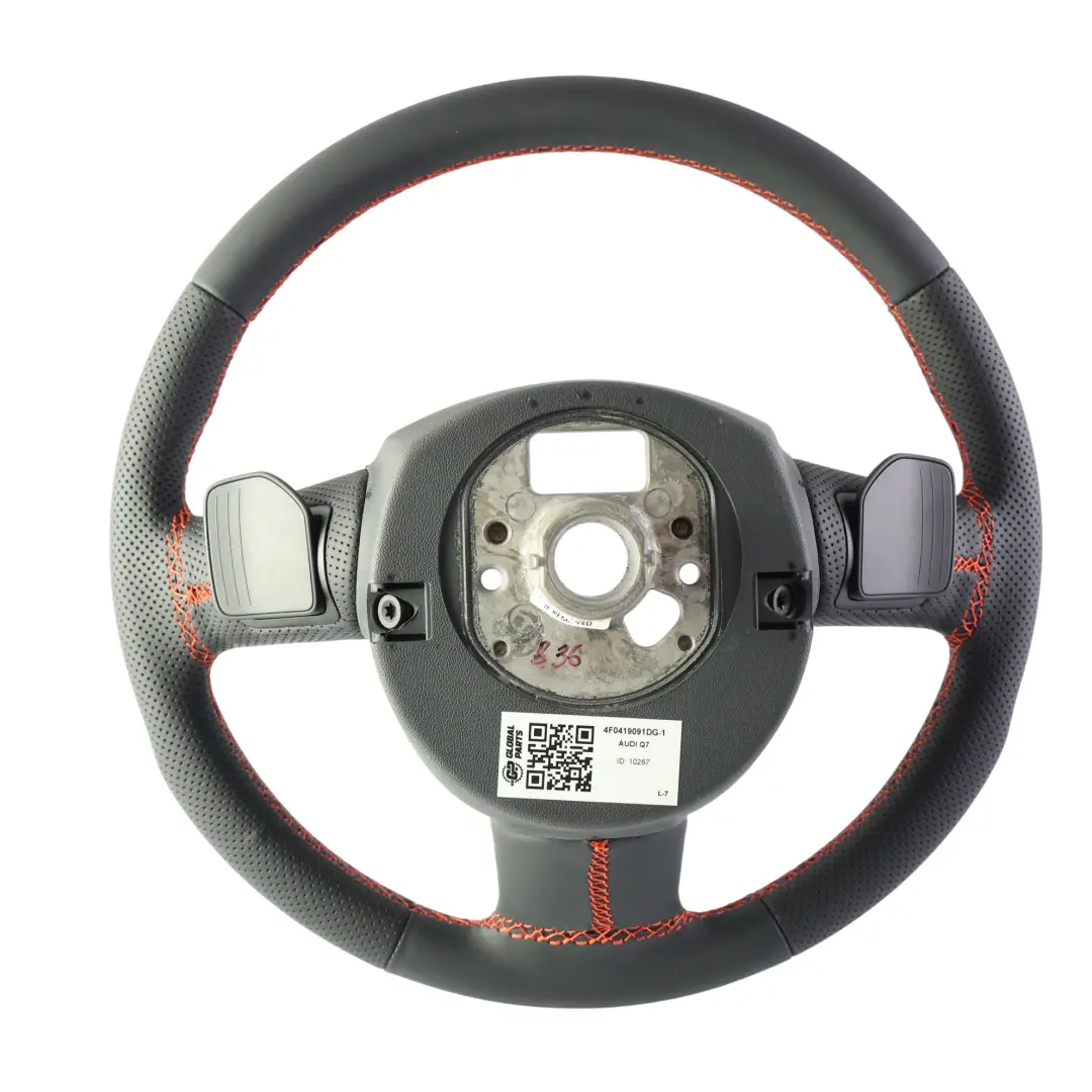 Steering Wheel NEW Leather Multifunction Paddles to Audi A6 C6 Q7 4L with Part number 4F0419091DG Audi A6 C6 Q7 4L Steering Wheel NEW Leather Multifunction Paddles - SKU 4F0419091DG-1 - Part number 4F0419091DG