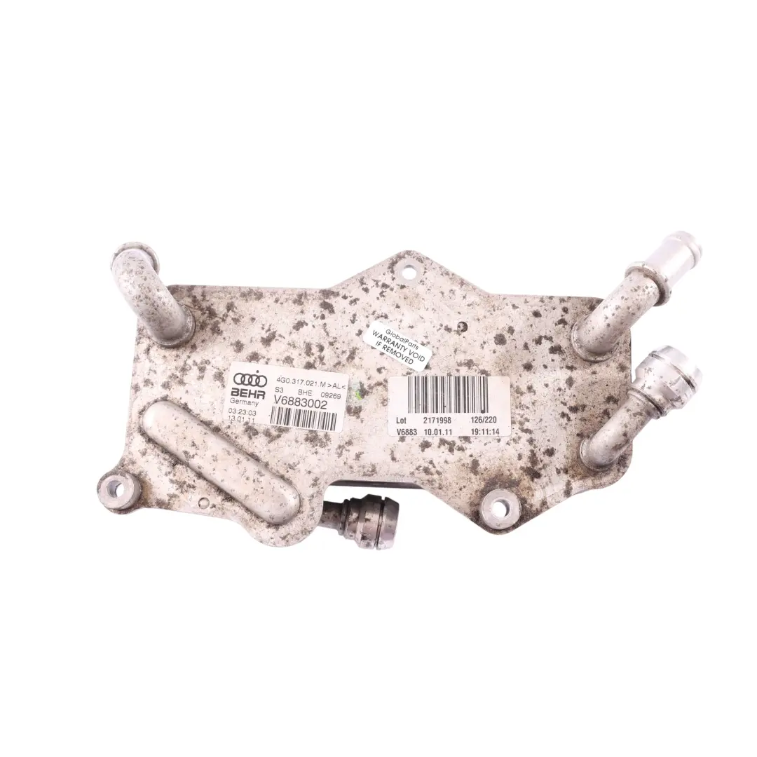 Audi A7 A6 4G Gearbox Oil Cooler 3.0 Diesel Automatic Transmission - SKU 4G0317021M - Part number 4G0317021M