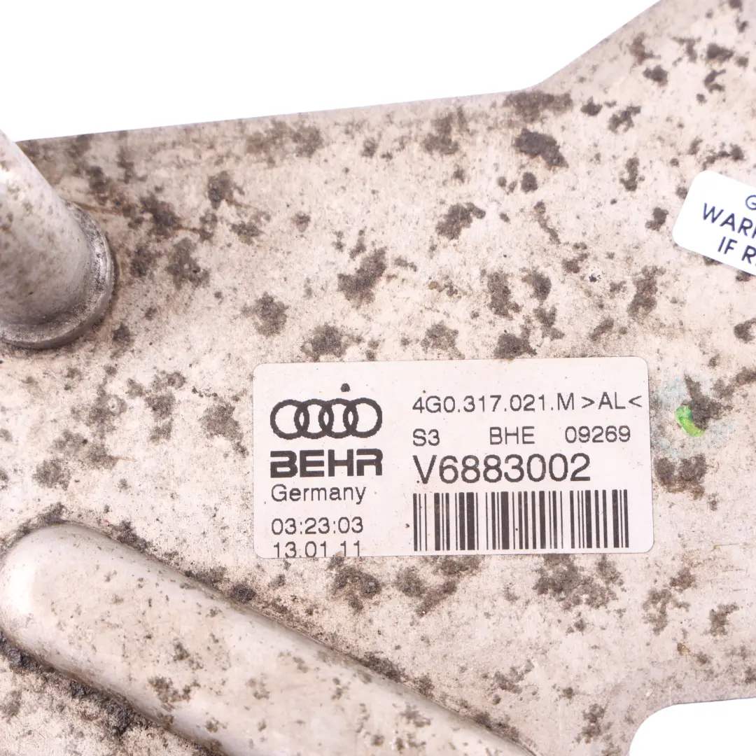 Chłodnica Oleju Skrzyni Biegów 3.0 Diesel do Audi A7 A6 4G o numerze 4G0317021M Audi A7 A6 4G Chłodnica Oleju Skrzyni Biegów 3.0 Diesel - SKU 4G0317021M - Numer Części 4G0317021M