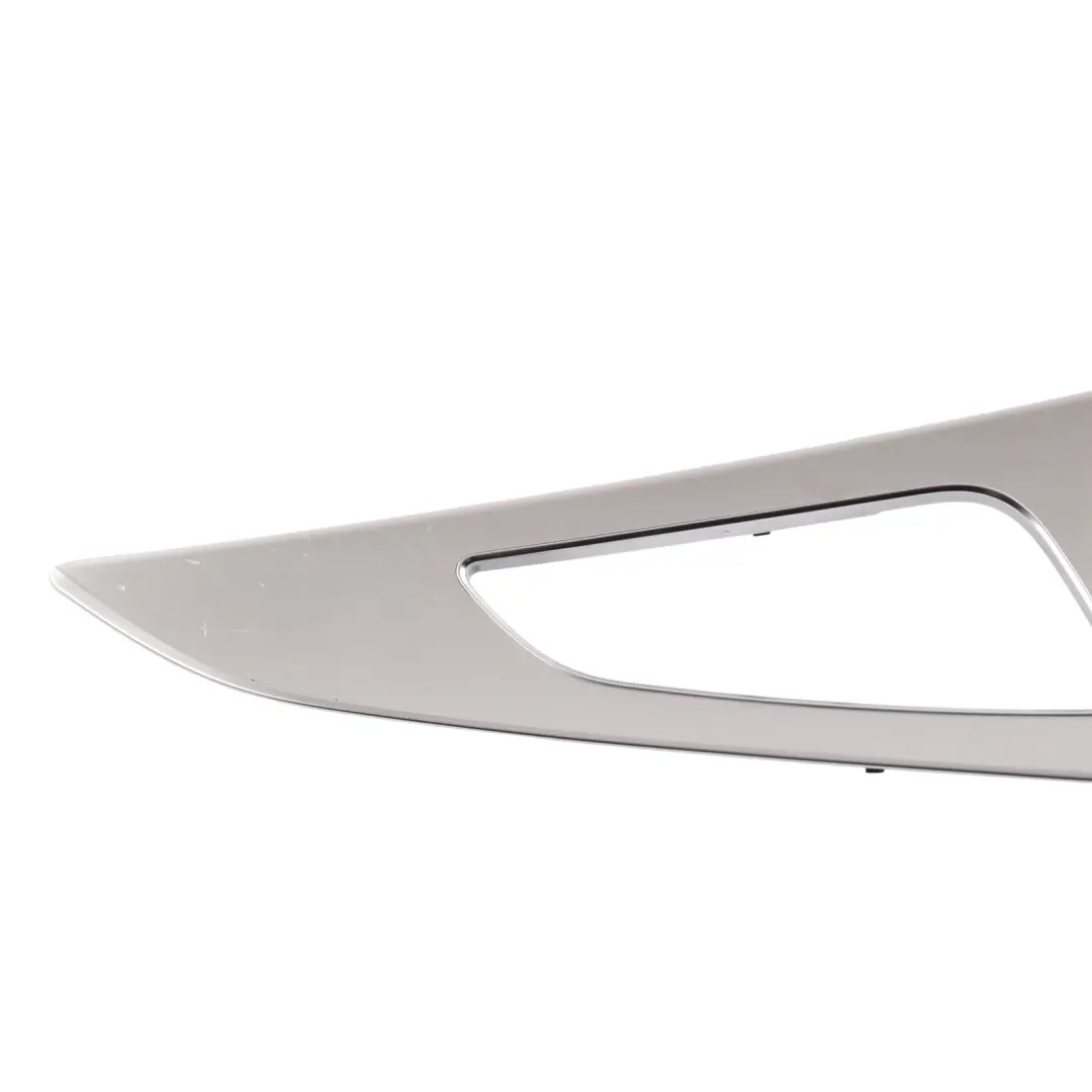 Audi A6 C7 Rear Door Handle Cover Trim Right O/S Brushed Aluminium - SKU 4G0867420K - Part number 4G0867420K