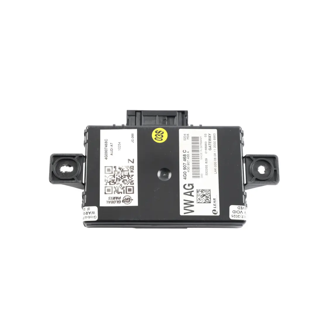 Audi A7 4G Central Getaway Control Unit Module ECU - SKU 4G0907468C - Part number 4G0907468C