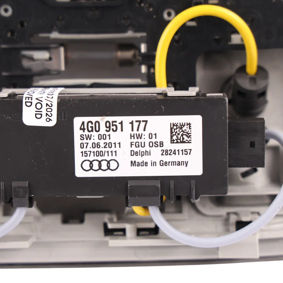 Audi A6 C7 A7 4G Rilevatore Movimento Allarme Cielo Tetto - SKU 4G0951177 - Numero di parte 4G0951177