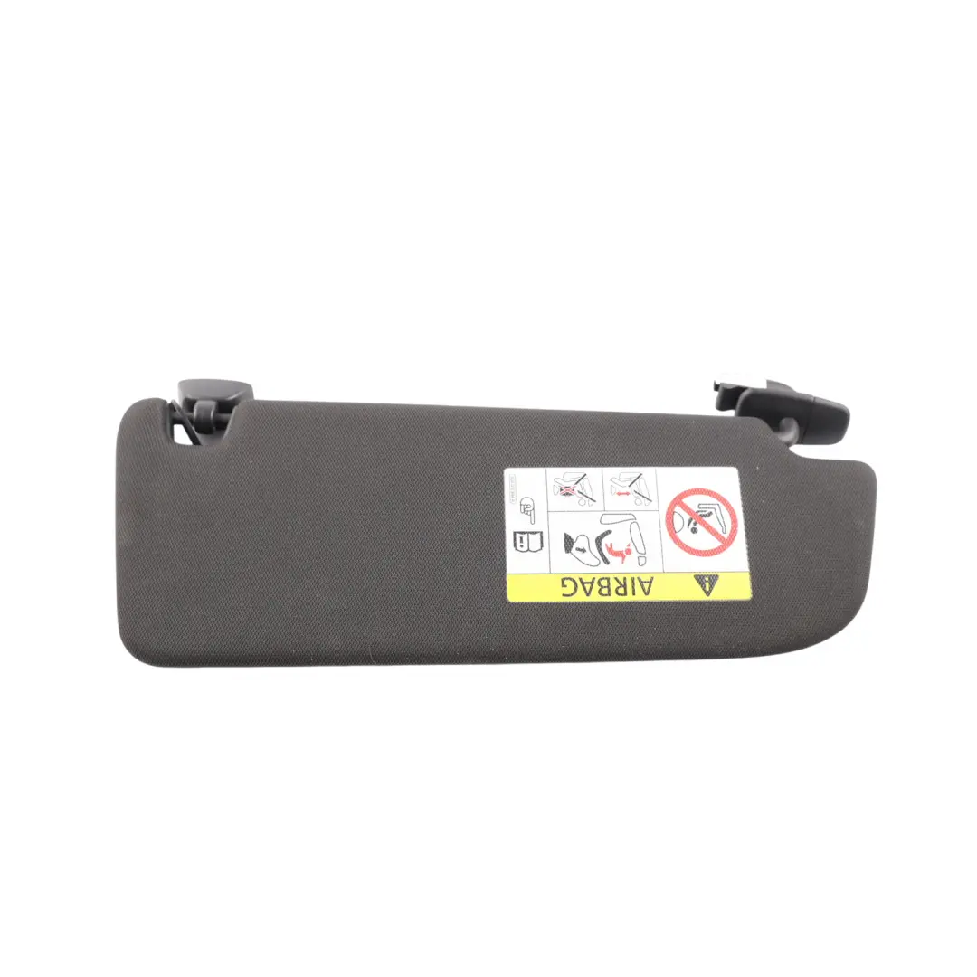 Audi A7 4G Front Illuminated Sun Visor Shade Left N/S Black - SKU RHD-4G2857551C - Part number 4G2857551C