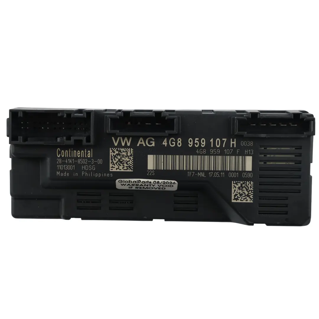 Audi A7 4G Electric Tailgate Bootlid Control Module Unit - SKU 4G8959107H - Part number 4G8959107H
