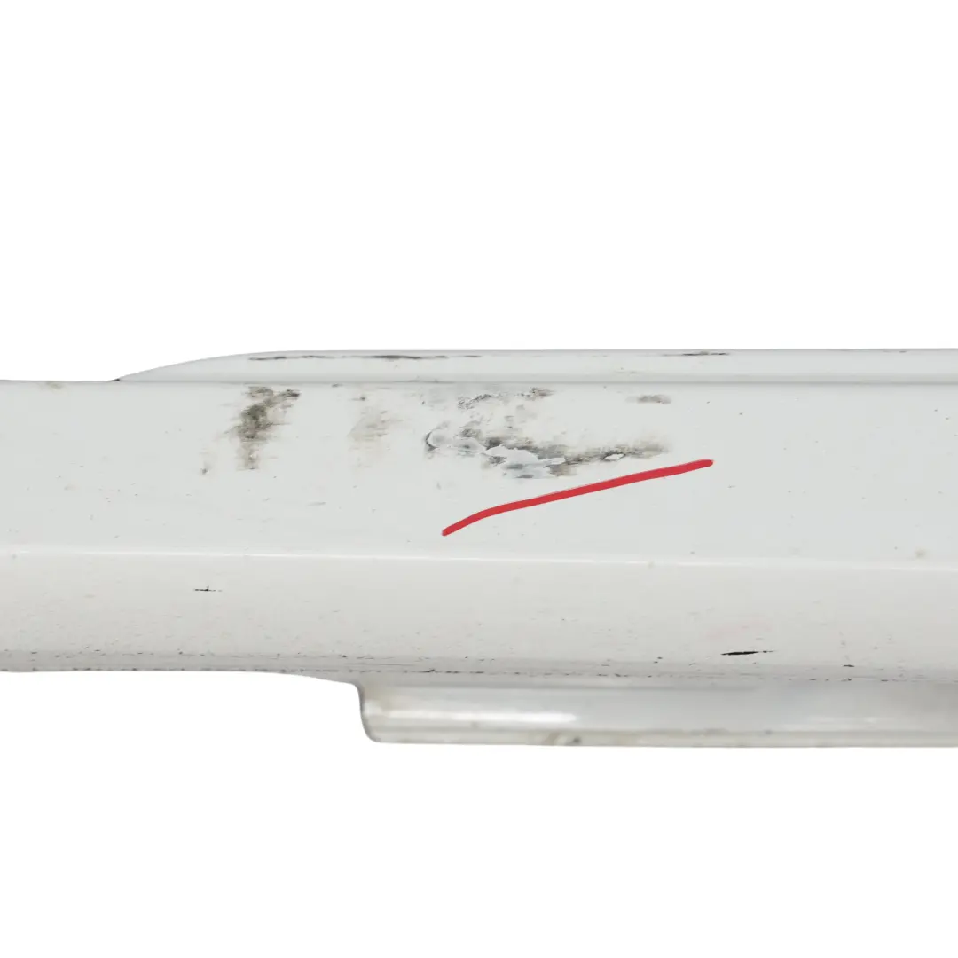Audi A7 4G8 Side Skirt Door Sill Cover Left N/S Glacier White - S9R - SKU 4G8853855M-MGW - Part number 4G8853855M