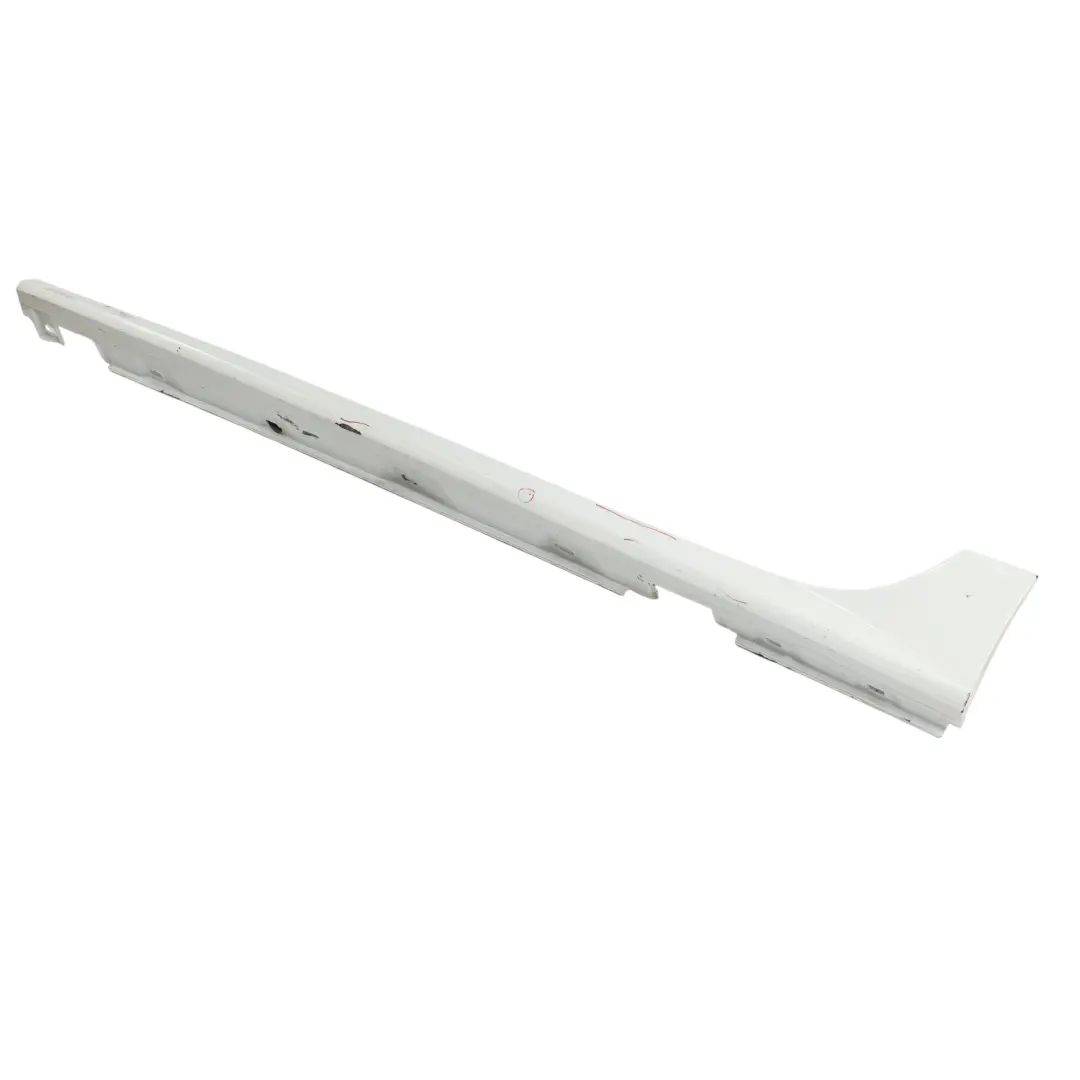 Audi A7 4G8 Side Skirt Door Sill Cover Left N/S Glacier White - S9R - SKU 4G8853855M-MGW - Part number 4G8853855M
