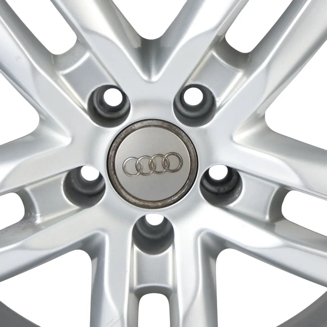 Audi A7 4G A8 4H Silver Wheel Alloy Rim 19" 9J ET:32 Star Spoke - SKU 4H0601025R-6 - Part number 4H0601025R