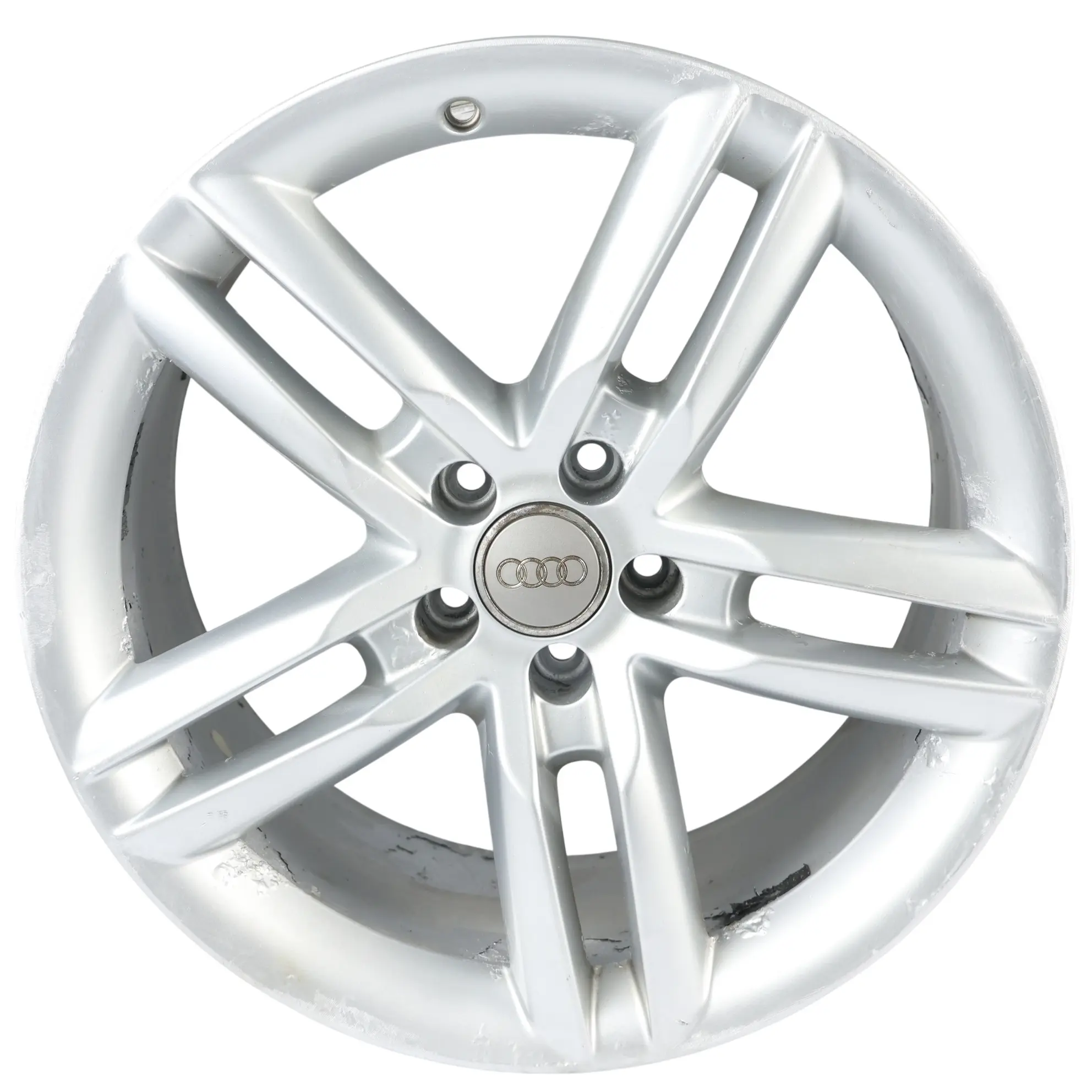 Audi A7 4G A8 4H Silver Wheel Alloy Rim 19" 9J ET:32 Star Spoke 4H0601025R