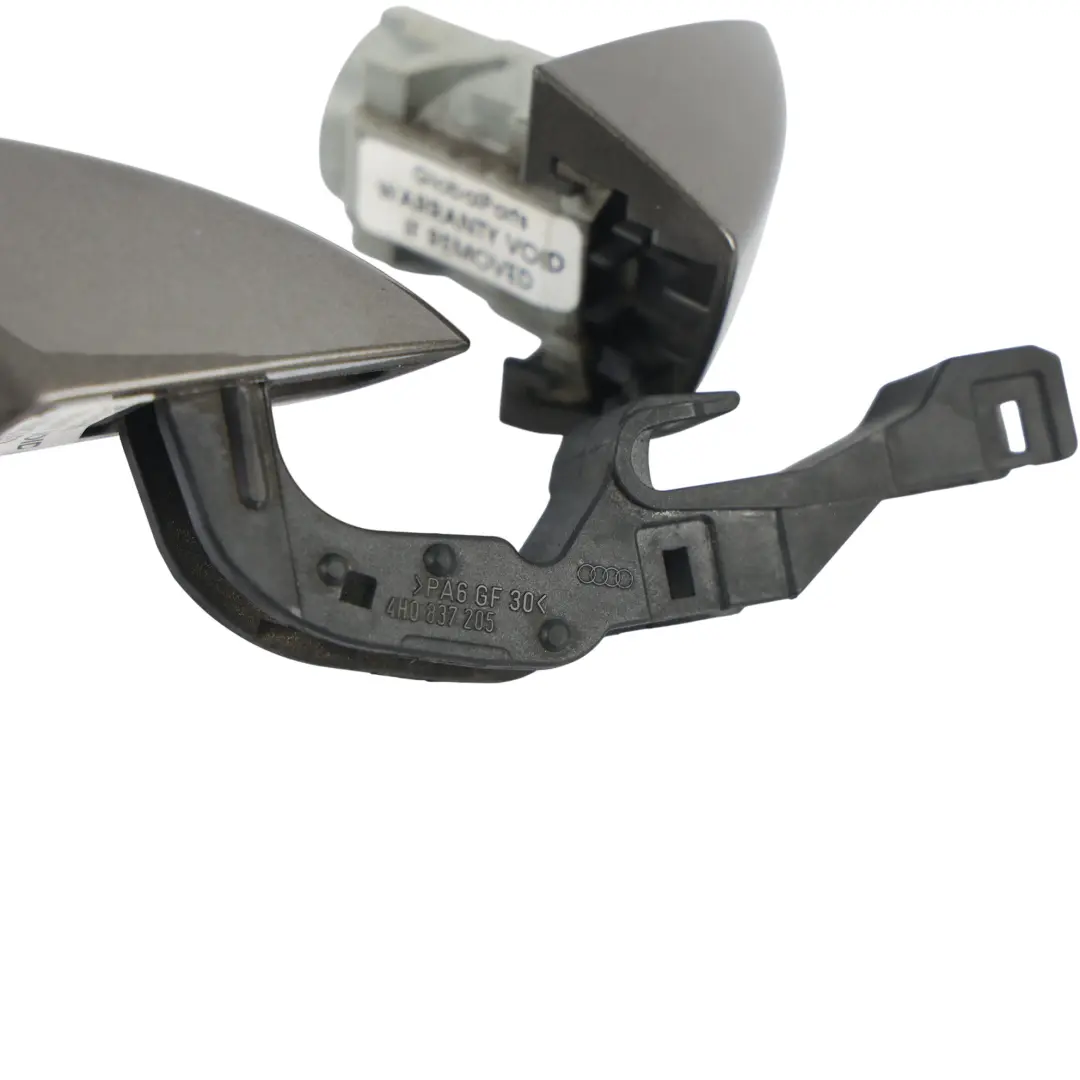 Exterior Door Handle Rear Left N/S Dakota Grey - Y1P to Audi A6 S6 RS6 C7 with Part number 4H0837205 Audi A6 S6 RS6 C7 Exterior Door Handle Rear Left N/S Dakota Grey - Y1P - SKU 4H0837205-DAK - Part number 4H0837205