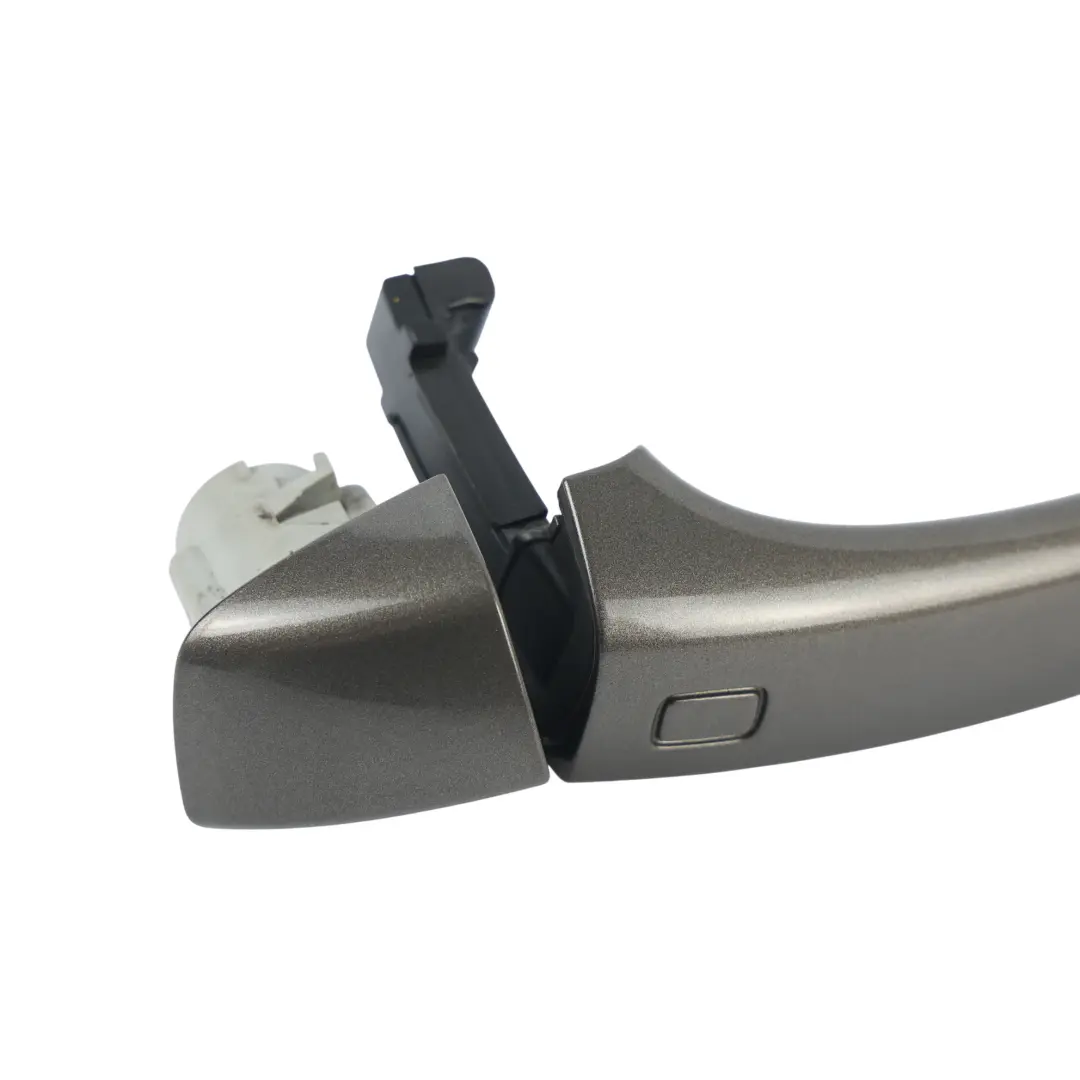 Audi A6 S6 RS6 C7 Exterior Door Handle Rear Left N/S Dakota Grey - Y1P - SKU 4H0837205-DAK - Part number 4H0837205